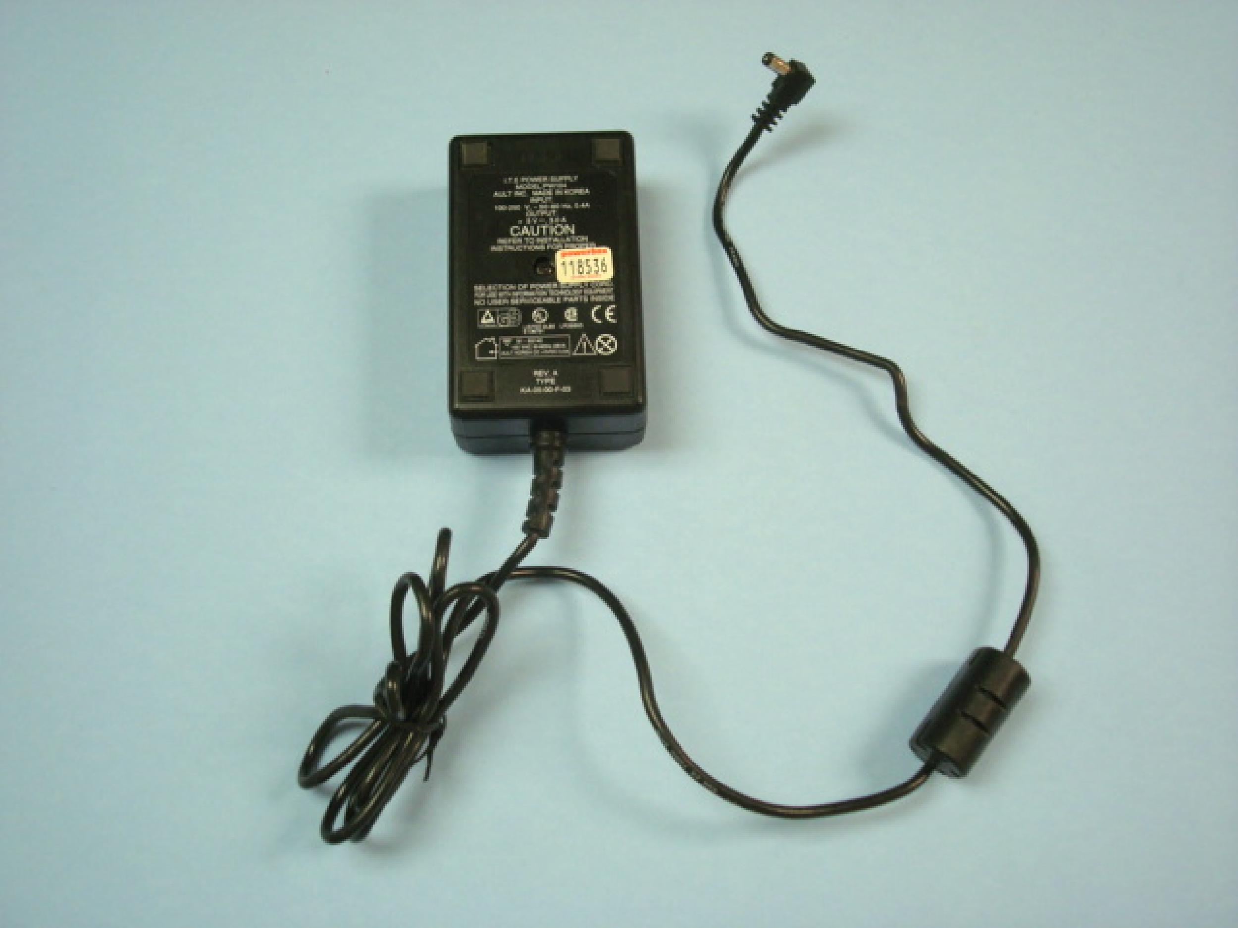 GENERIC KA-05-00-F-03 COMPATIBLE IN STOCK, AC ADAPTER POWER SUPPLY 5V 3.0A OD:5.5 ID:2.1 6FOOT CABLE, DESKTOP, RIGHT ANGLE BARREL 20MM OVERALL, 9.5MM METAL SHAFT