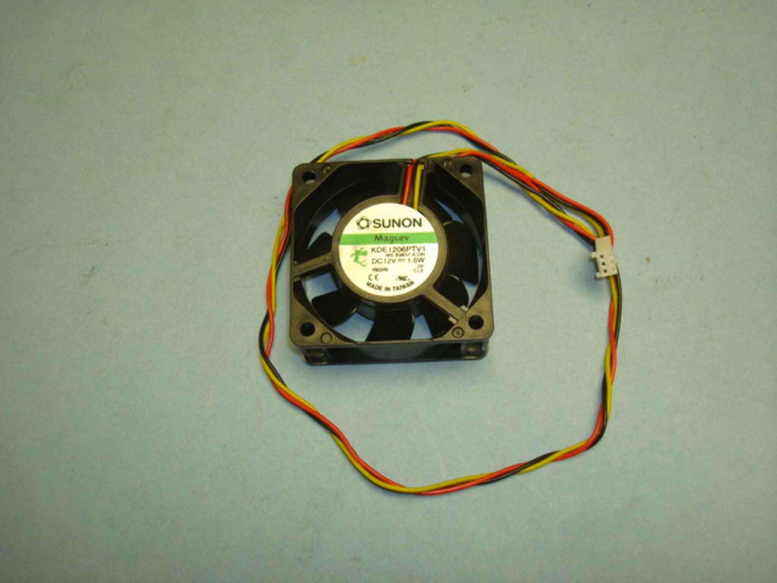 SUNON KDE1206PTV1-3WIRE CLONE FAN DC 12V 60MM BY 25MM , 18INCH 3 WIRE CABLE WITH CONNECTOR