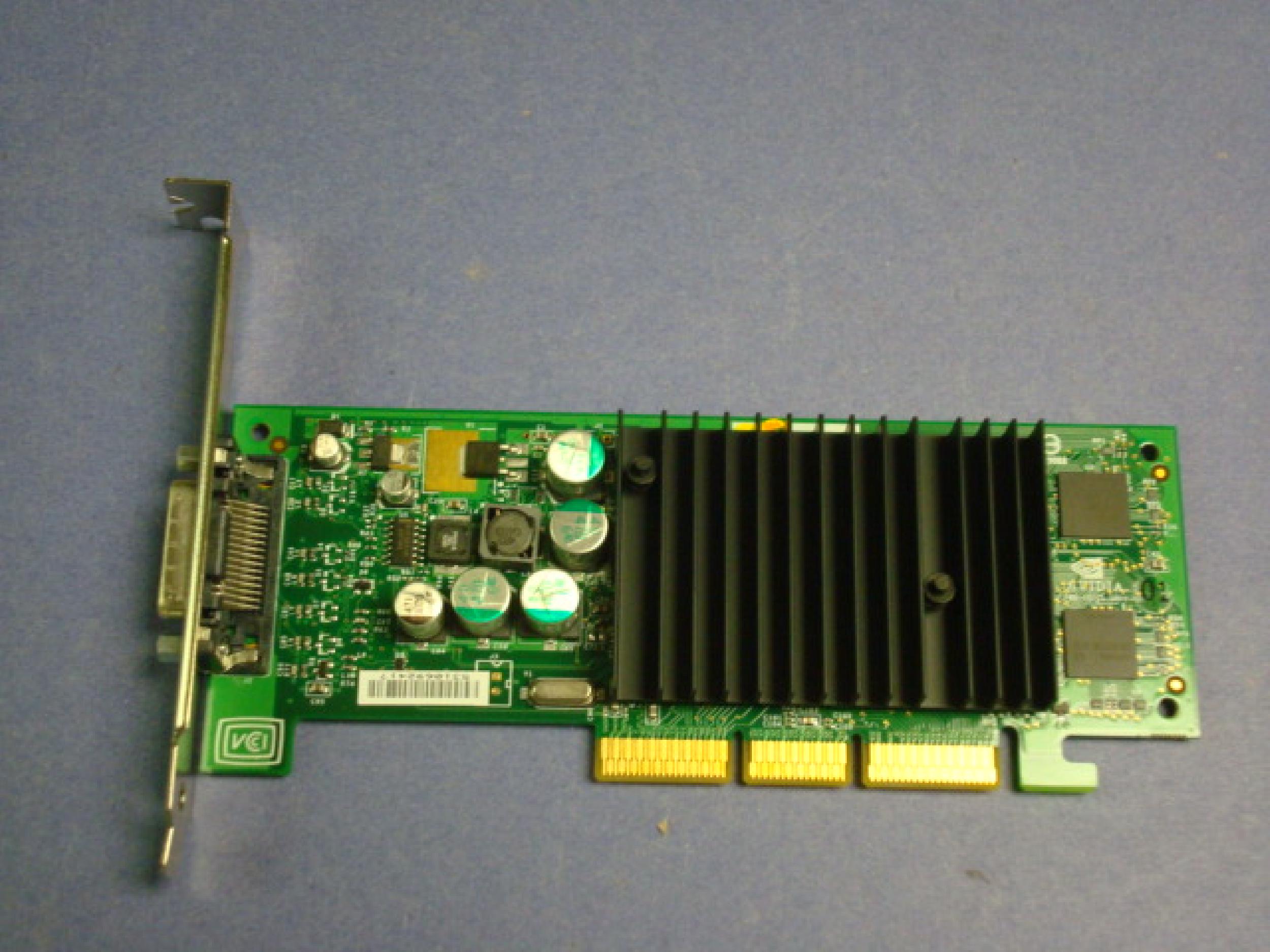 NVIDIA CFI7835-2355 AGP DUAL VGA CARD WITH DMS-60 PORT AND VGA CABLE