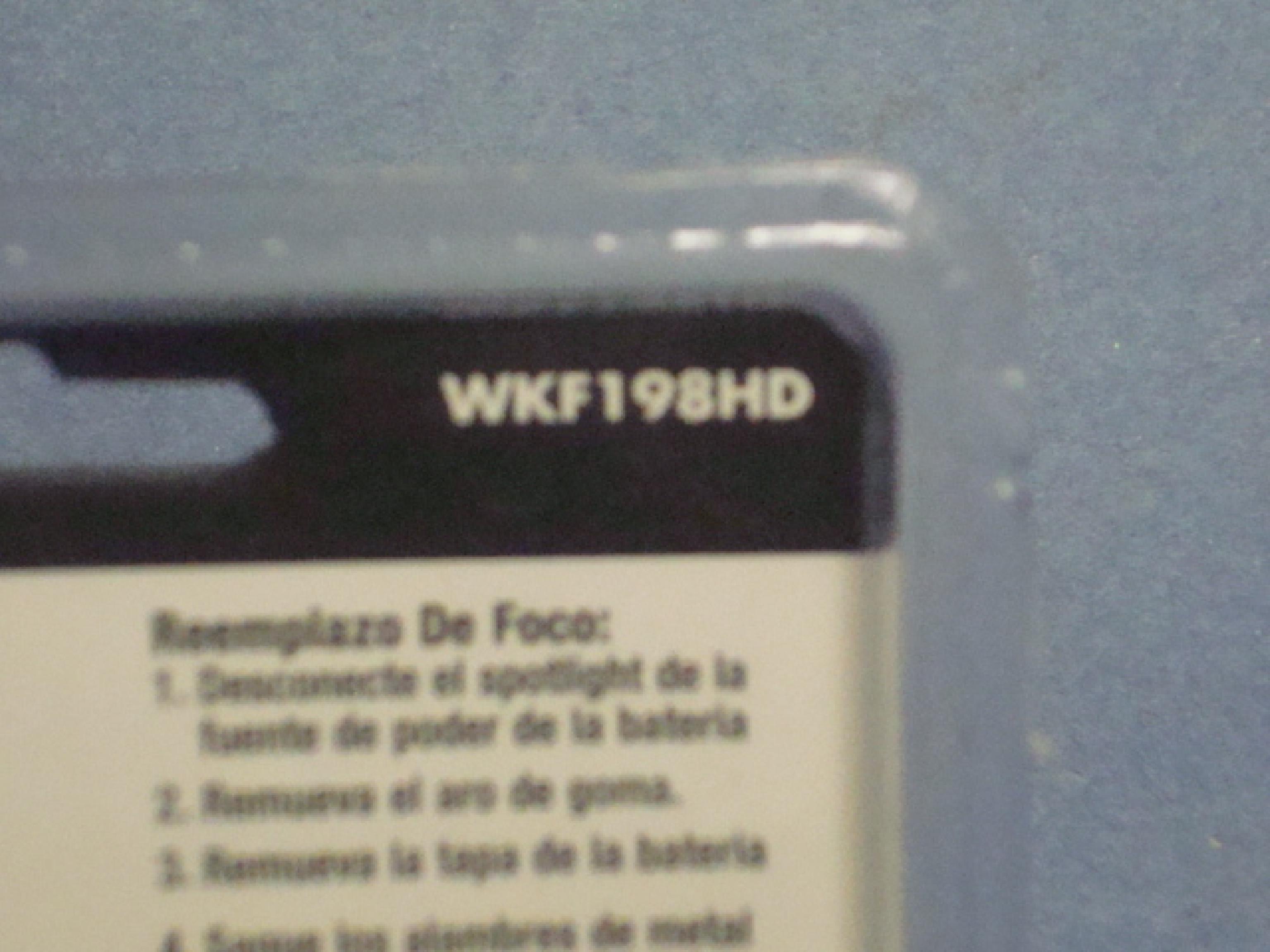 WORKFORCE WKF198HD 1000000 CANDLEPOWER QUARTZ HALOGEN BULB WFK124HD HSK140HD 316-349 H3-55 H3-100