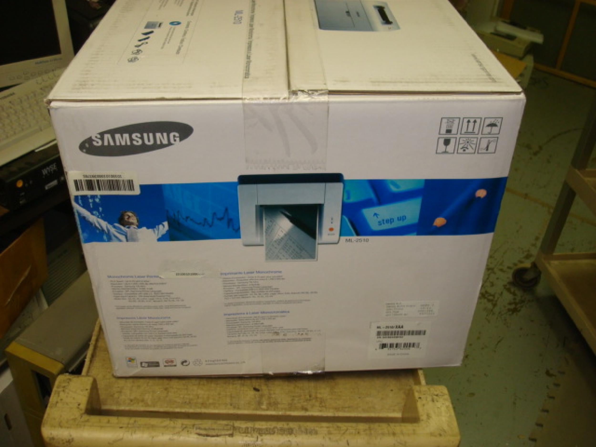 SAMSUNG ML-2510/XAA 25PPM LASER PRINTER 8MB RAM USB AND PARALLEL PORTS 250 SHEET TRAY