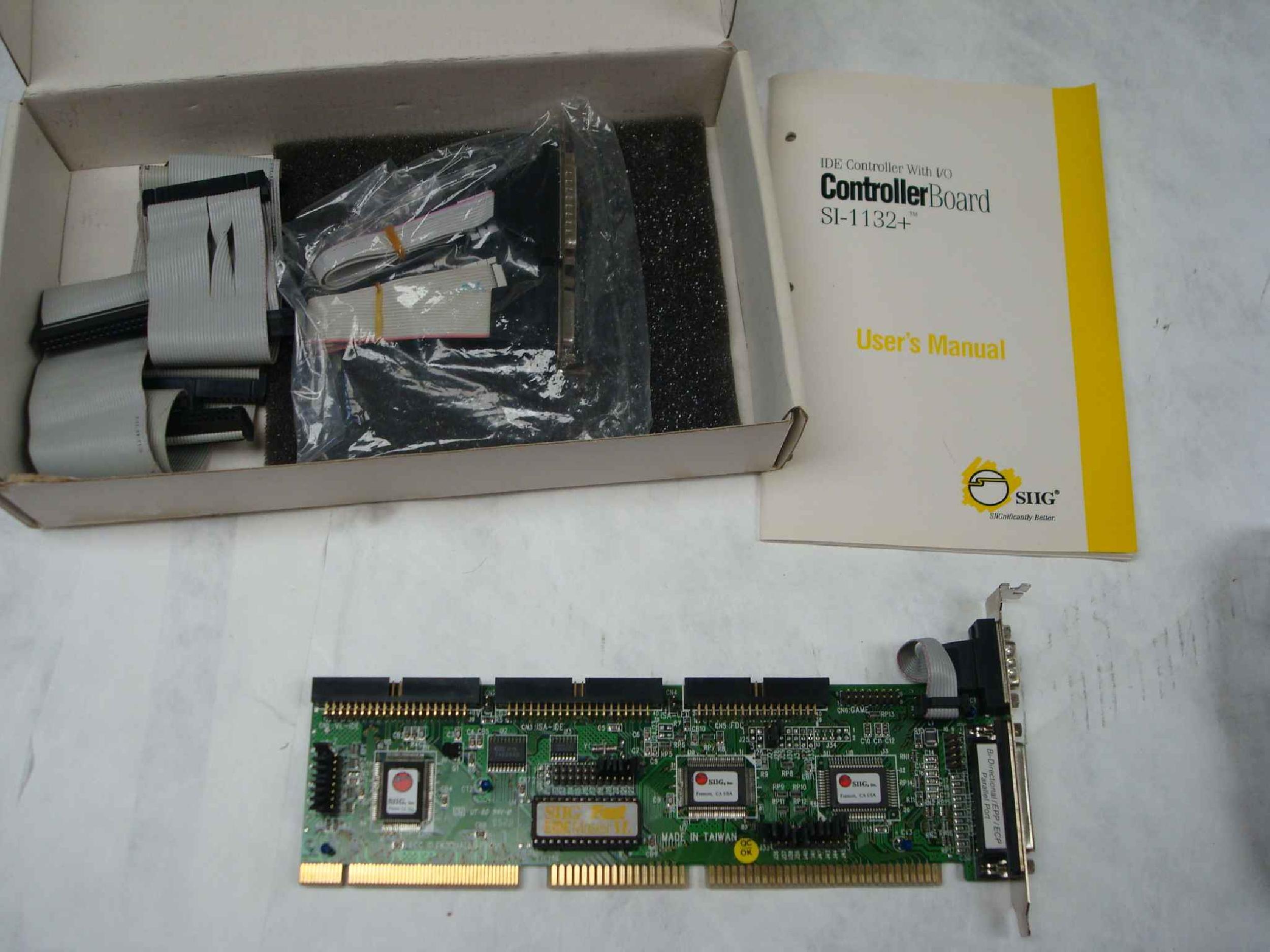 SIIG SI-1132+ OPEN BOX, VESA LOCAL BUS 2 SER, 1 PARALLEL, 1 GAME, 1 FDC, 2 IDE CONTROLERS