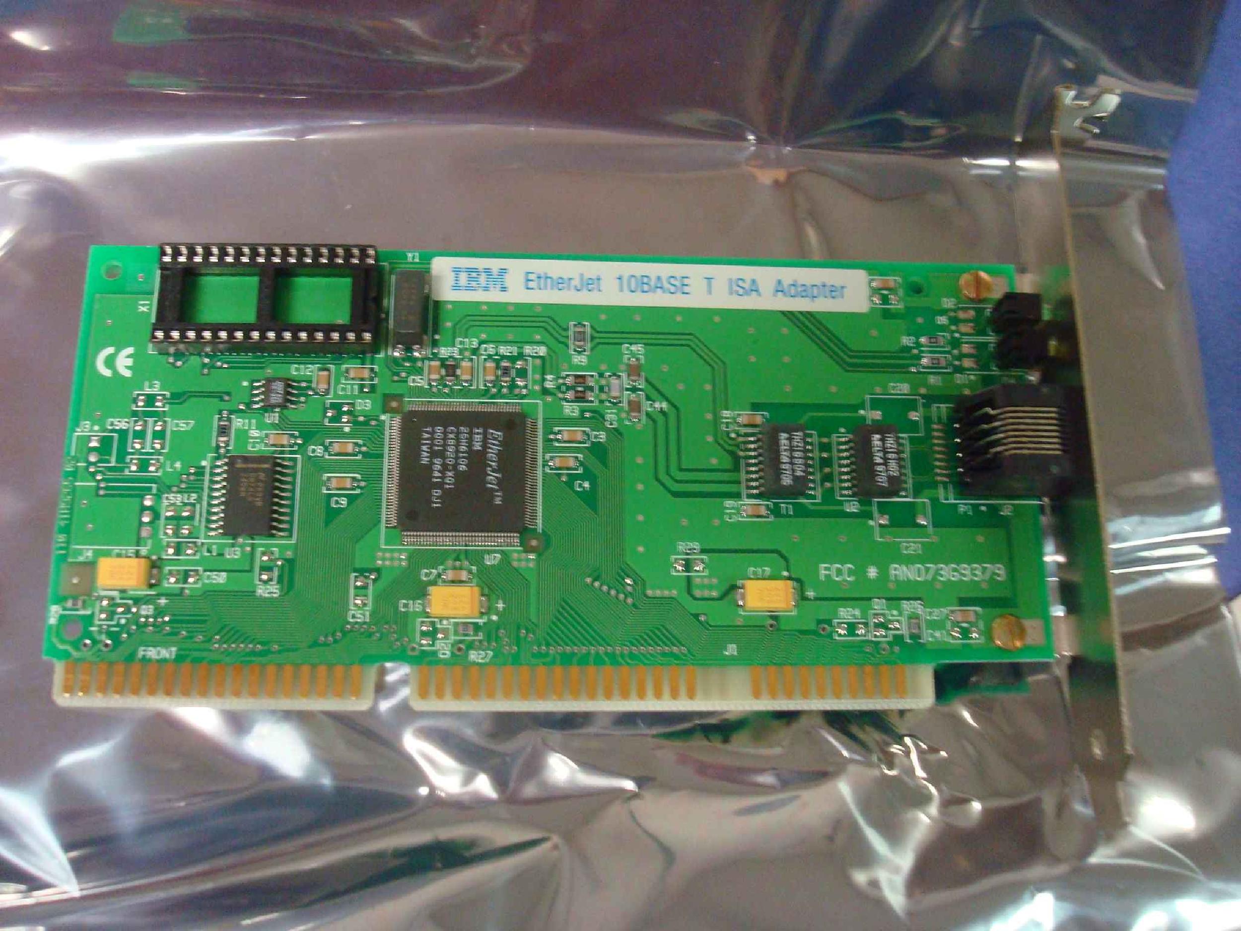 IBM P739379 RETAIL BOX, ETHERJET 10BASE T ISA ADAPTER RJ45 TBT ETHERNET