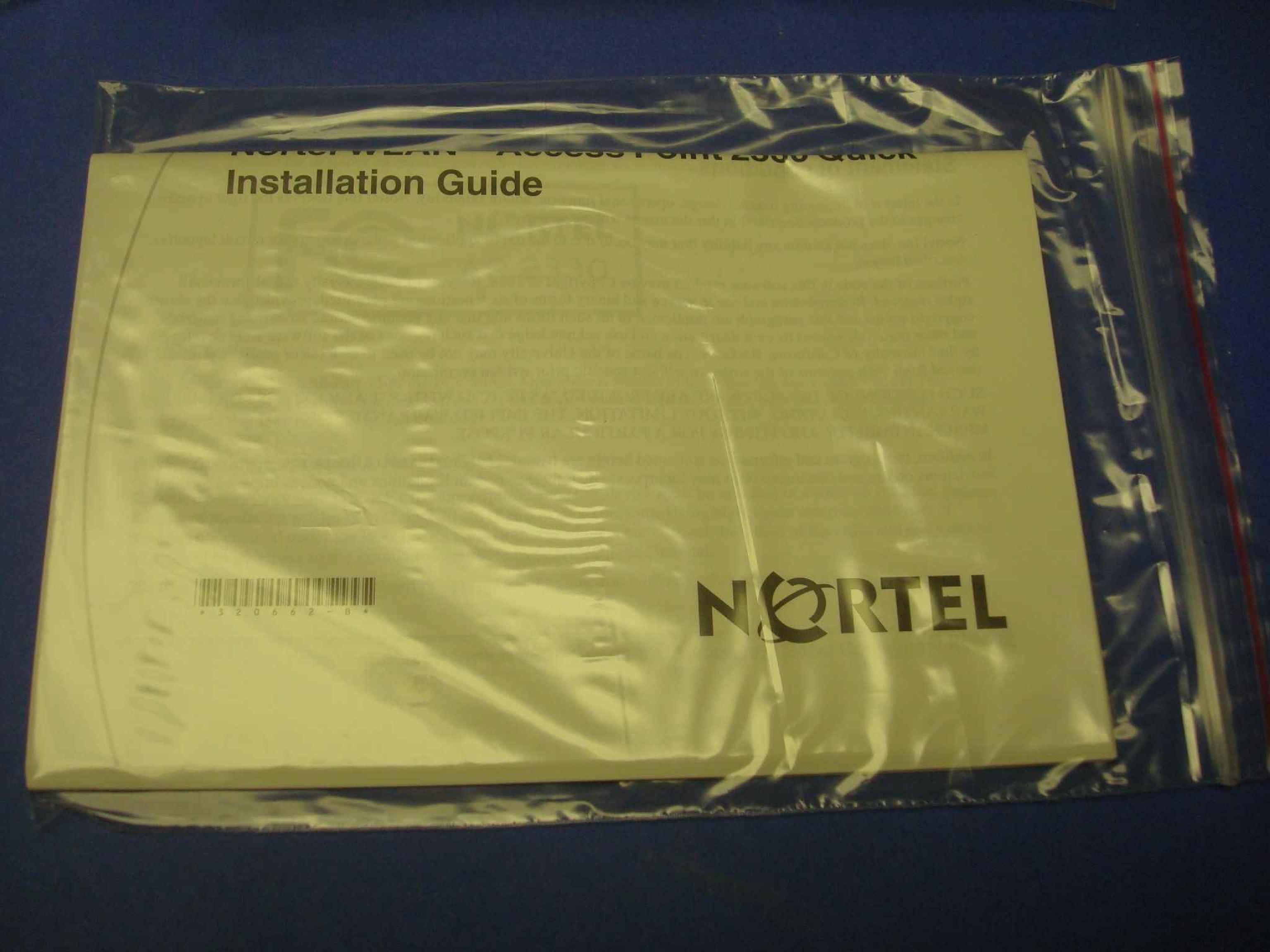 BAY NETWORKS / NORTEL DR4001082 WLAN ACCESS POINT 2330 802.11 A/B/G