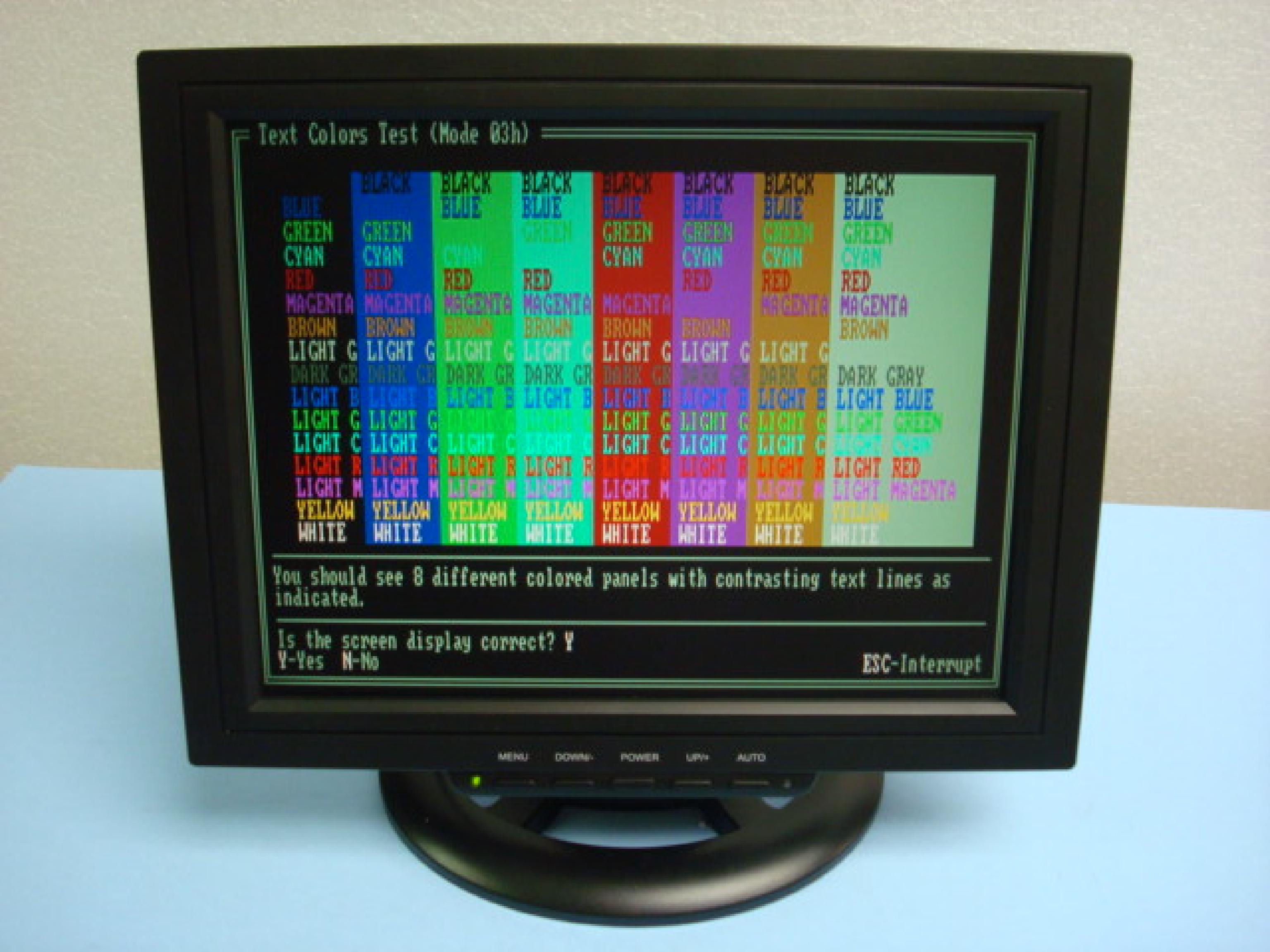 CFI C1212TTLCG 12.1 INCH TTL INPUT MONITOR COLOR CGA