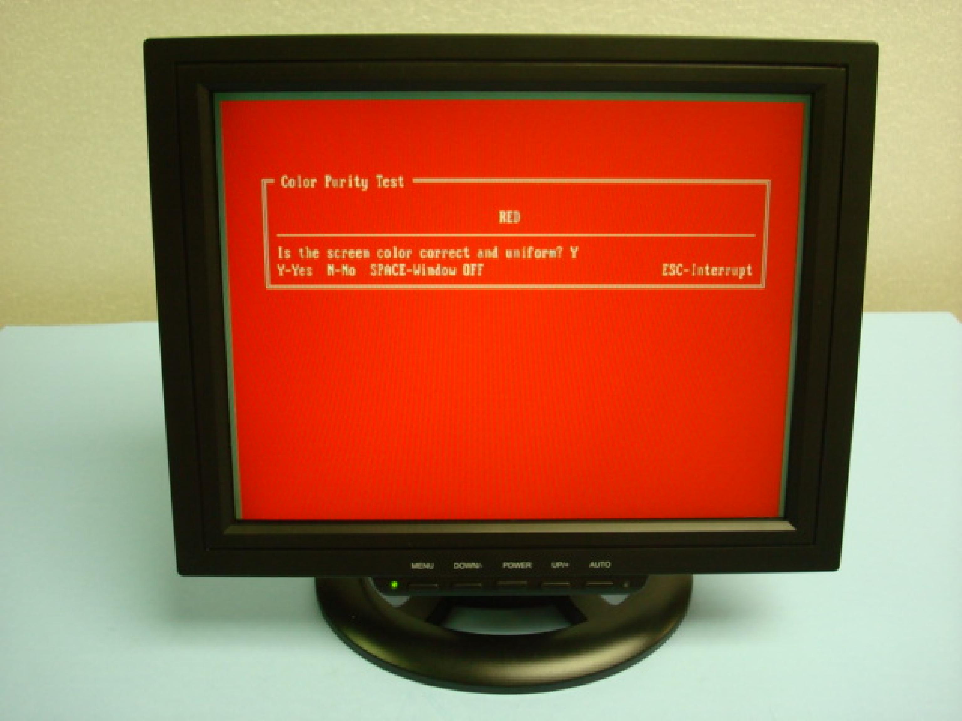 GOLDSTAR 1420 CLONE COMPATIBLE MONITOR IN STOCK COLOR CGA AND EGA COMPATIBLE 14INCH MONITOR WITH AMBER TEXT MODE