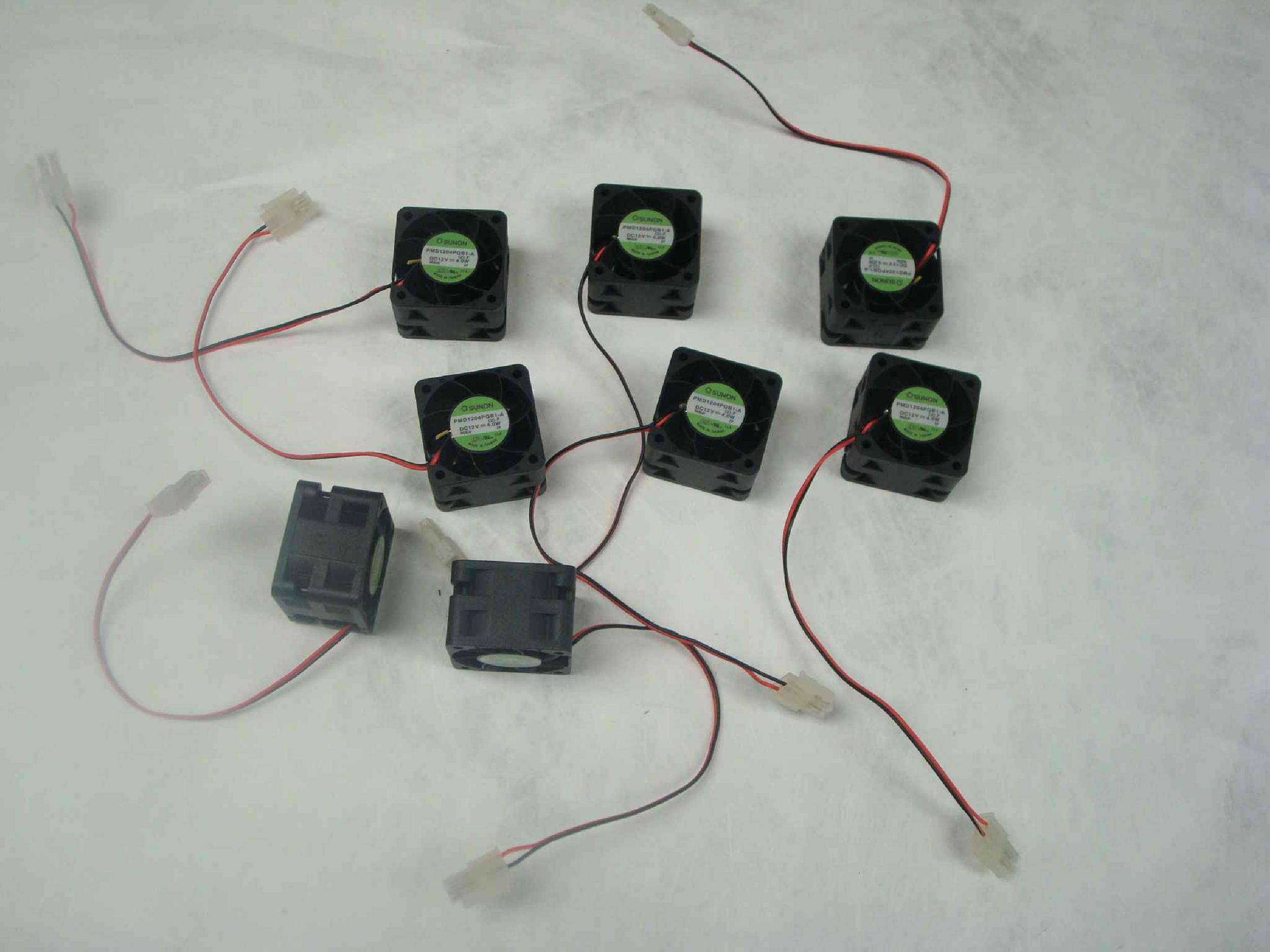 SUNON N630JV FAN 12VDC 4.0W 40MM X 28MM 7 INCH 2 WIRE CABLE WITH LOCKING CONNECTOR