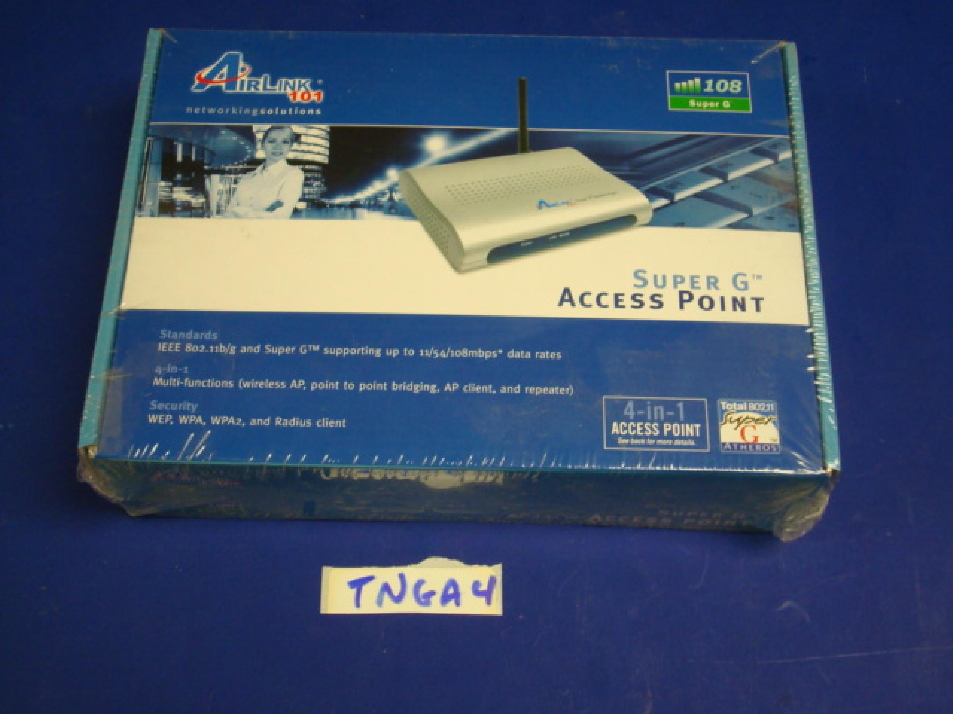 AIRLINK 658729080317 SUPER G ACCESS POINT IEE 802.11B/G