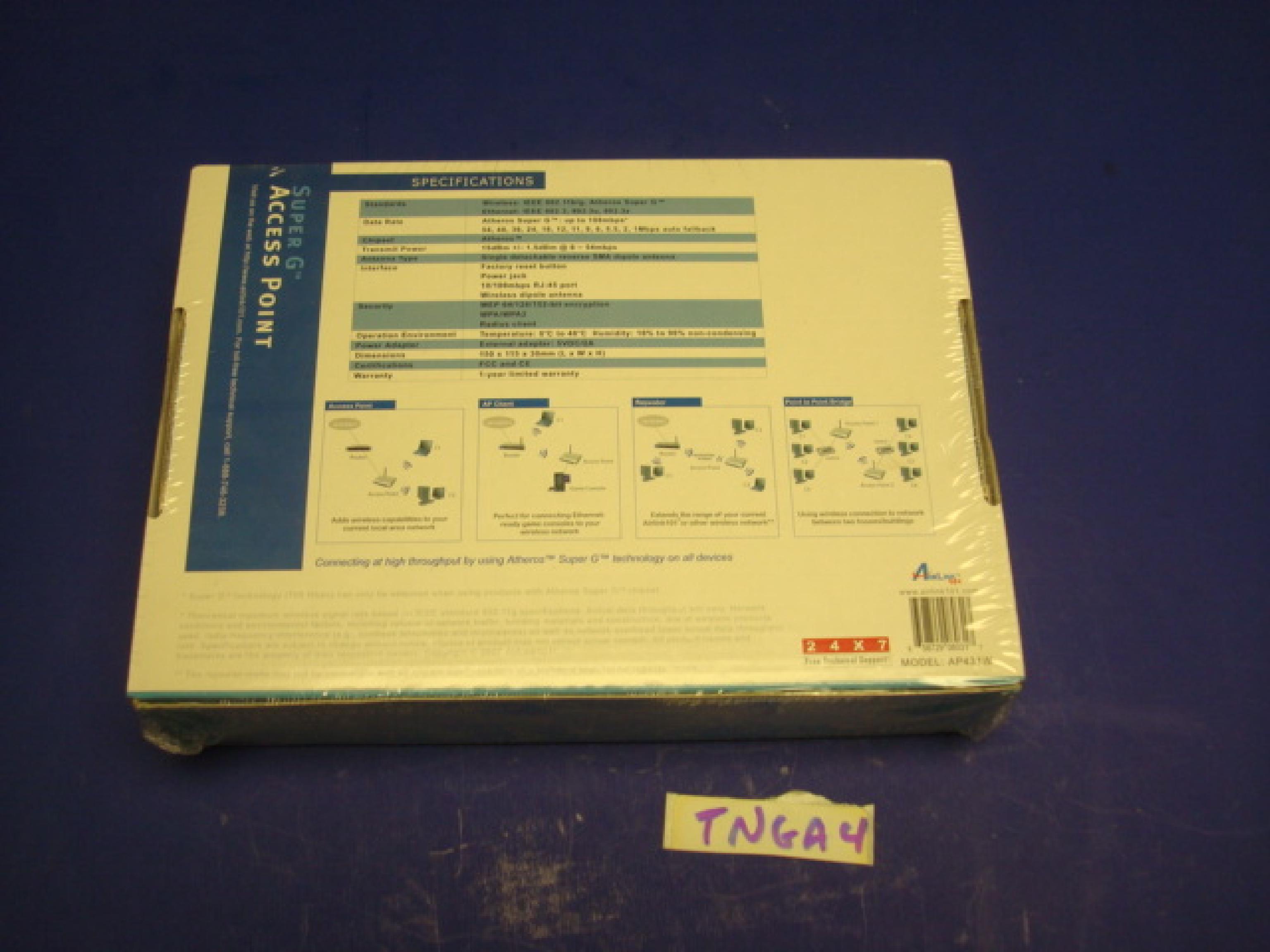 AIRLINK 658729080317 SUPER G ACCESS POINT IEE 802.11B/G