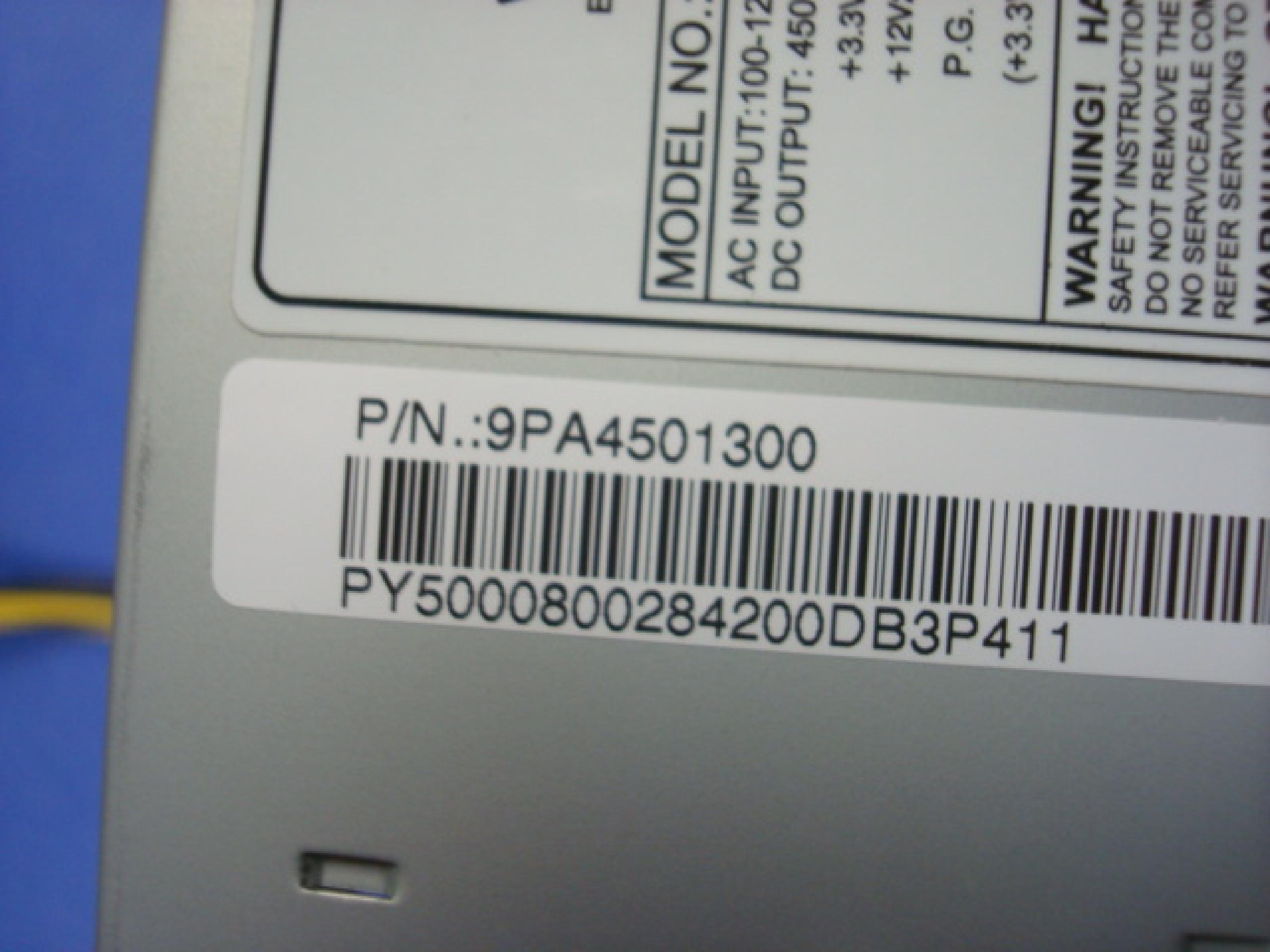 FSP GROUP / SPARKLE POWER INTL LTD / POWER MAN / YATE LOON / AOPEN / ACER FSP455-60PA CLONE IN STOCK, 450W POWER SUPPLY FOR I7 920 QUAD CORE SYSTEM