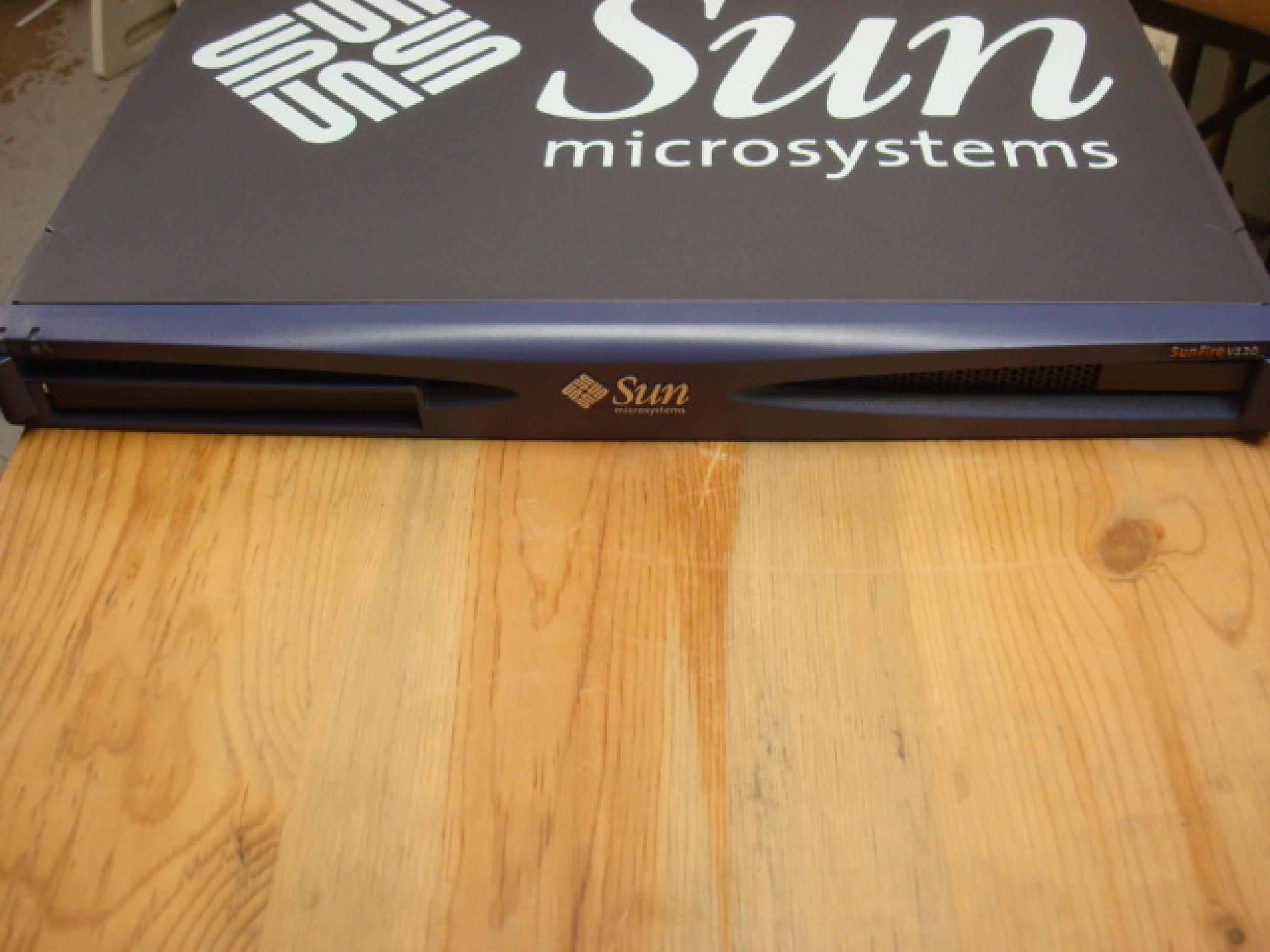 SUN MICROSYSTEMS 5UTA1-9S-512AV1 SUN FIRE V120 SERVER ULTRASPARC 650 36GB 10K RPM DRIVE, 512MB RAM, 650MHZ CPU
