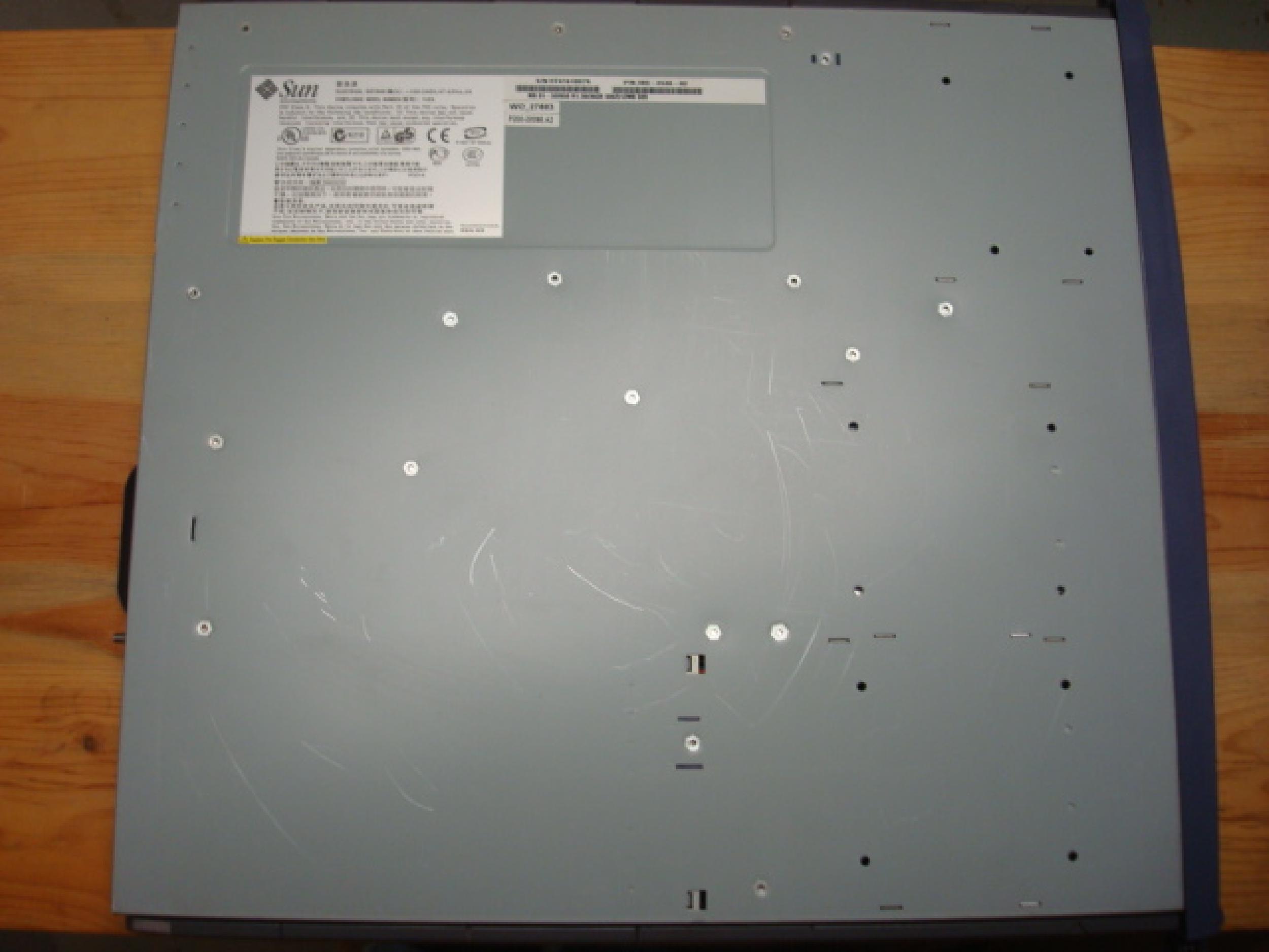 SUN MICROSYSTEMS P200-20098.A2 SUN FIRE V120 SERVER ULTRASPARC 650 36GB 10K RPM DRIVE, 512MB RAM, 650MHZ CPU