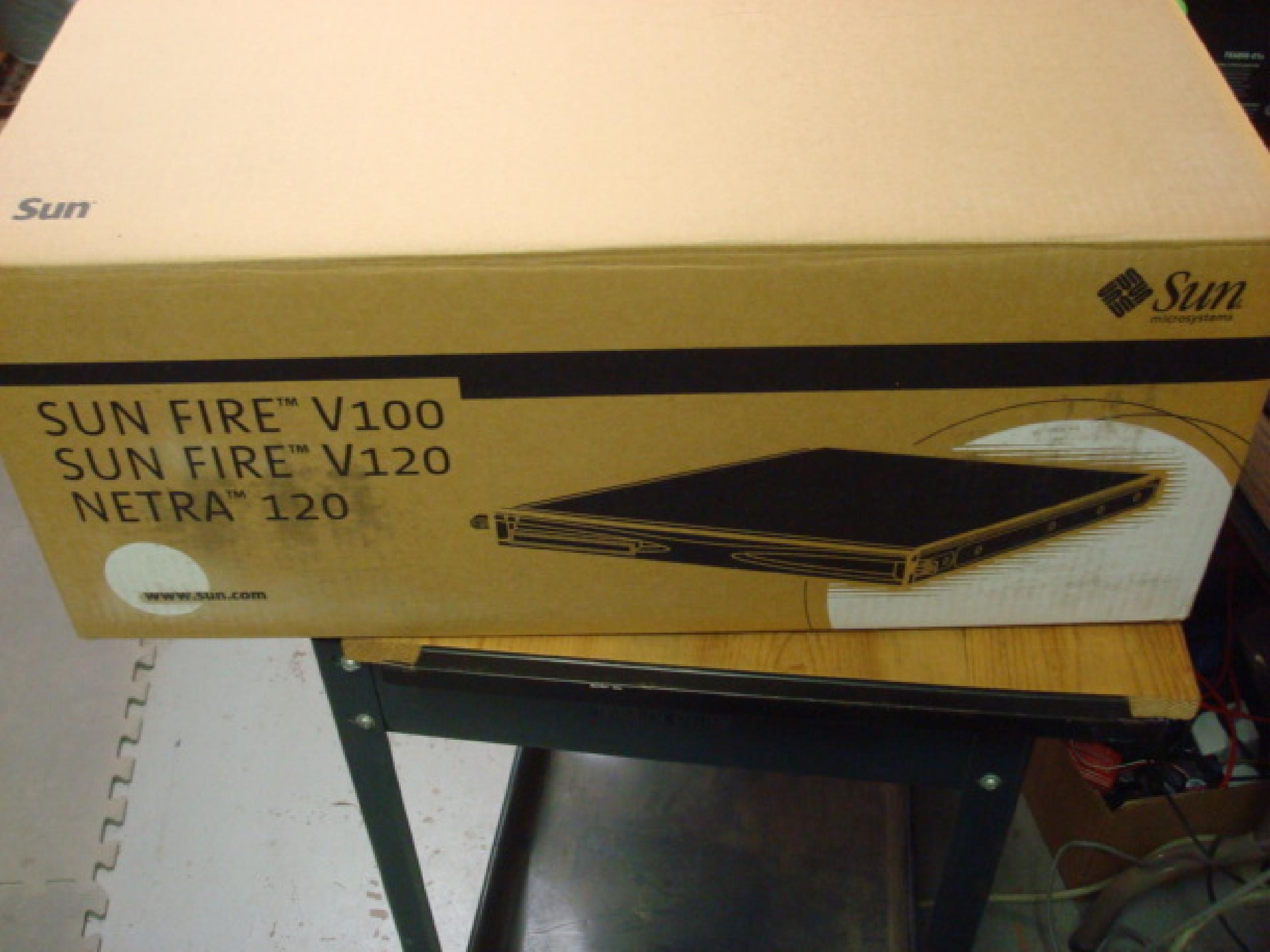 SUN MICROSYSTEMS 380-0387-03 SUN FIRE V120 SERVER ULTRASPARC 650 36GB 10K RPM DRIVE, 512MB RAM, 650MHZ CPU