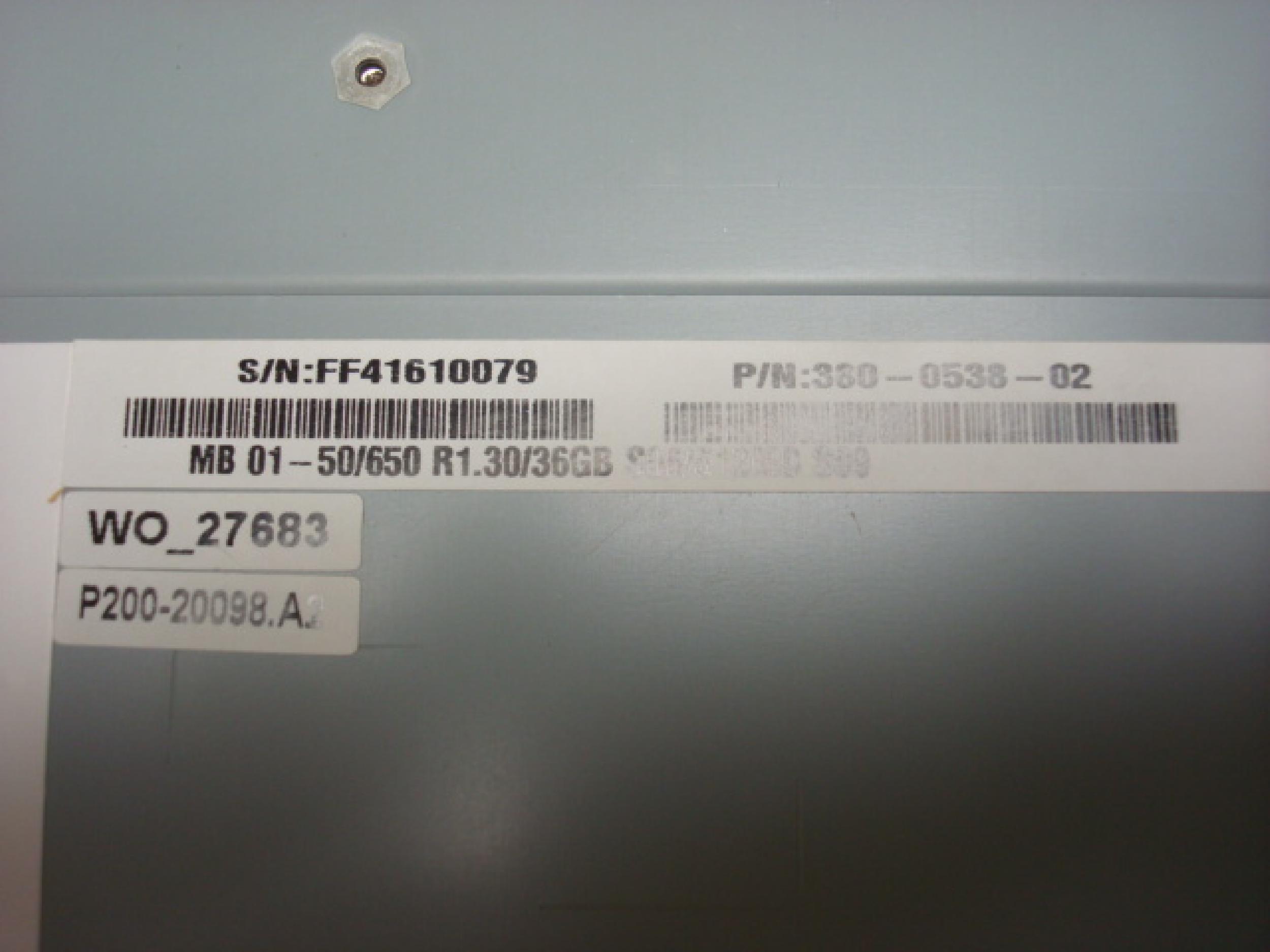SUN MICROSYSTEMS 653282 SUN FIRE V120 SERVER ULTRASPARC 650 36GB 10K RPM DRIVE, 512MB RAM, 650MHZ CPU