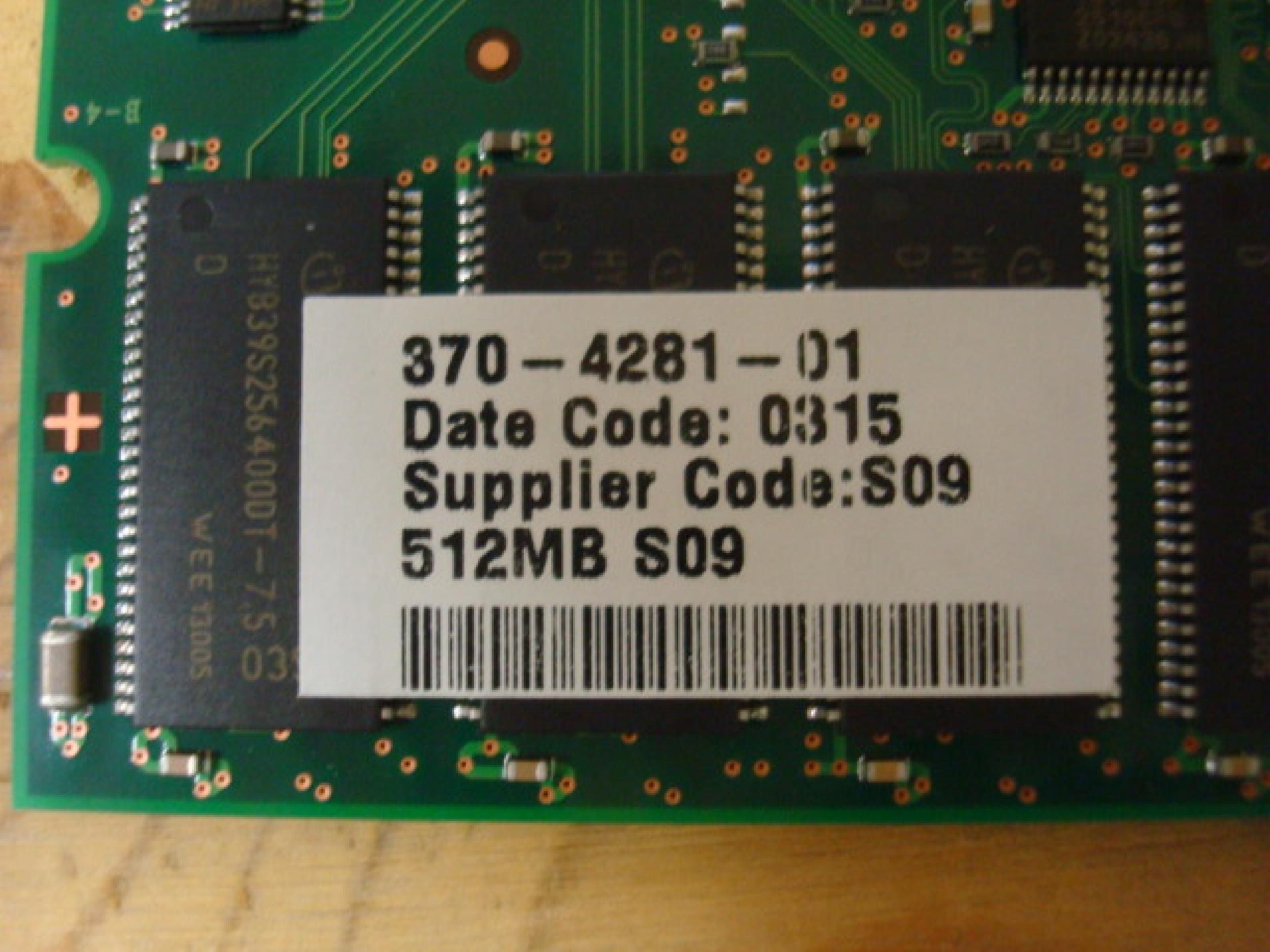 SUN MICROSYSTEMS 380-0538-02 SUN FIRE V120 SERVER ULTRASPARC 650 36GB 10K RPM DRIVE, 512MB RAM, 650MHZ CPU