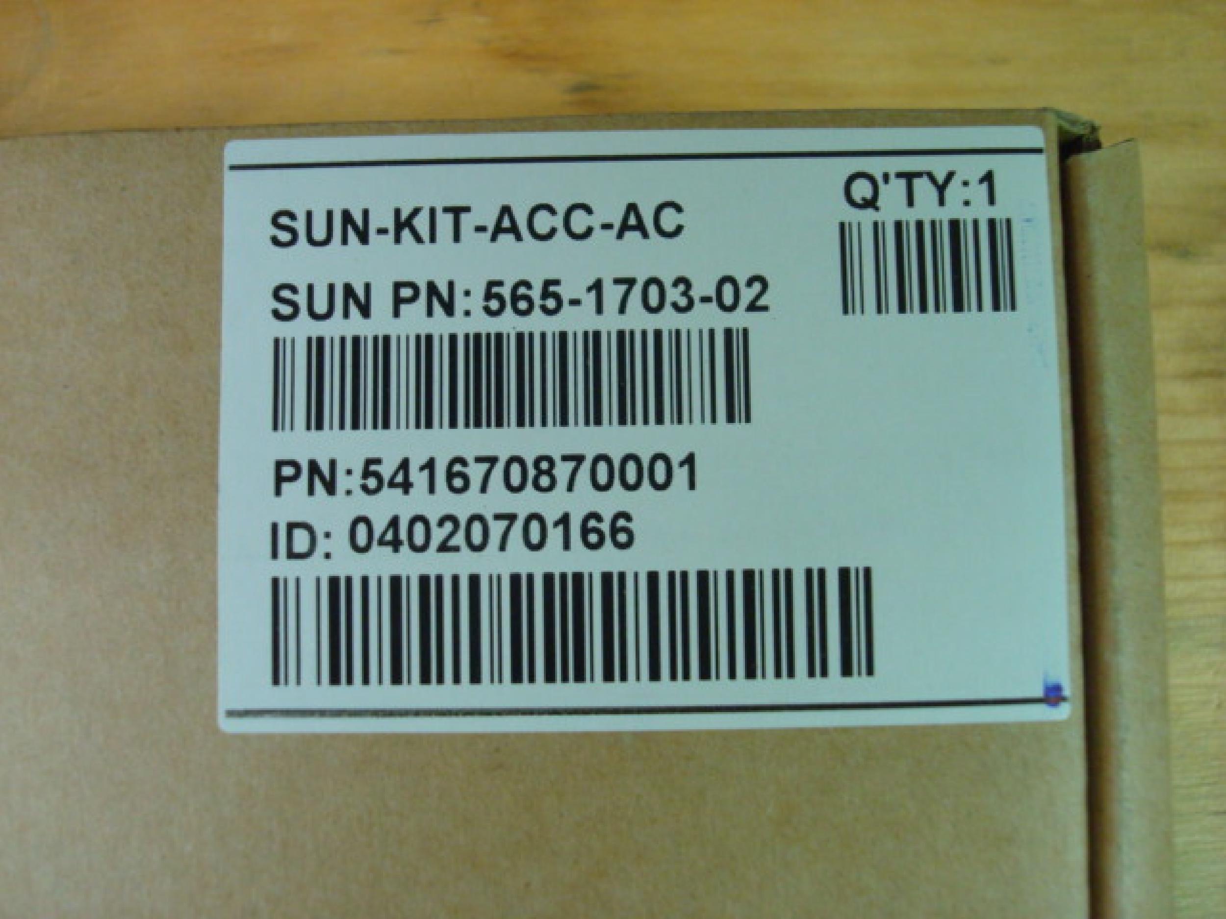 SUN MICROSYSTEMS 380-0538-02 SUN FIRE V120 SERVER ULTRASPARC 650 36GB 10K RPM DRIVE, 512MB RAM, 650MHZ CPU