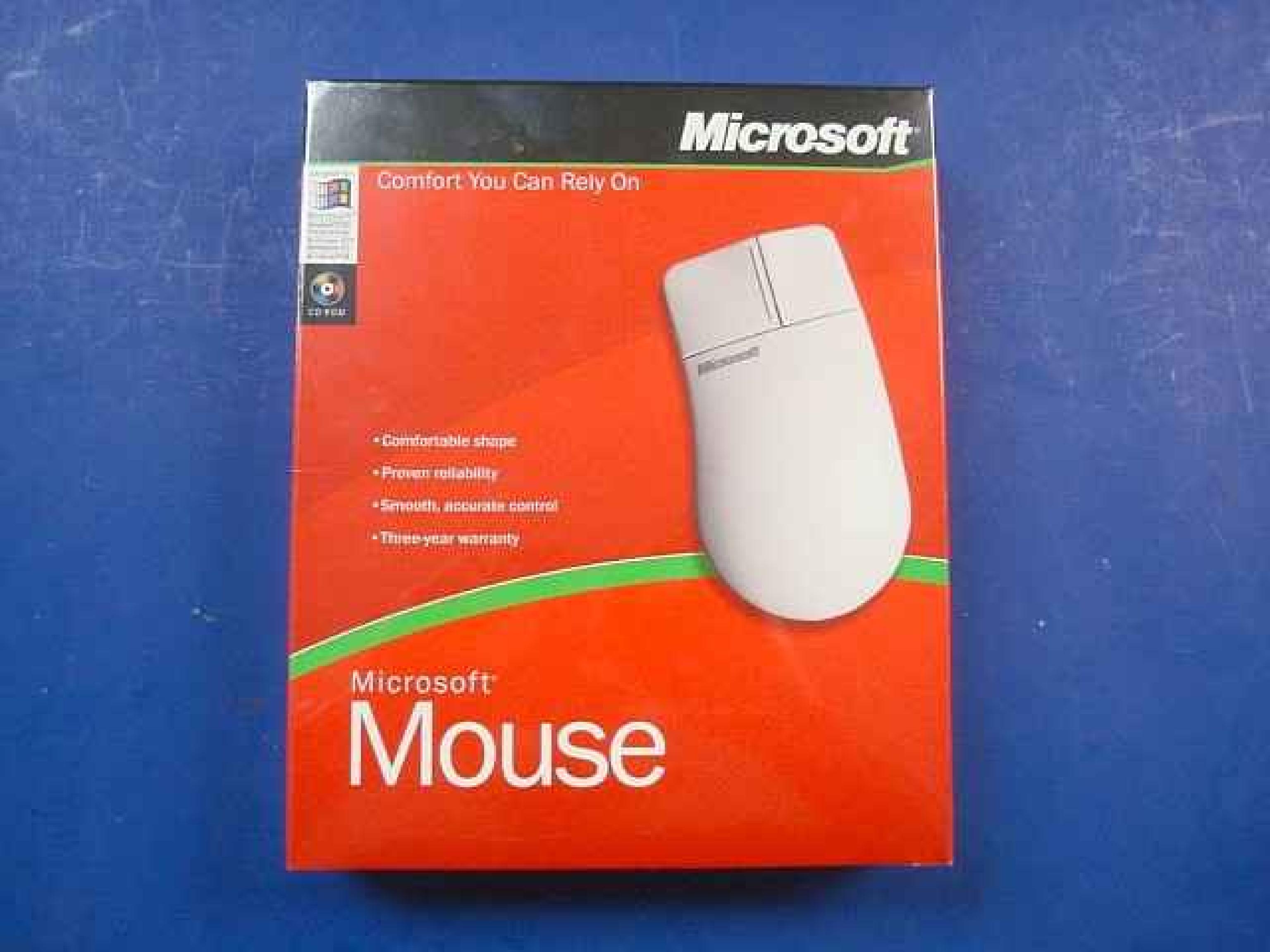 MICROSOFT 365-00084 MOUSE 2.0 SERIAL AND PS/2 RETAIL BOXED