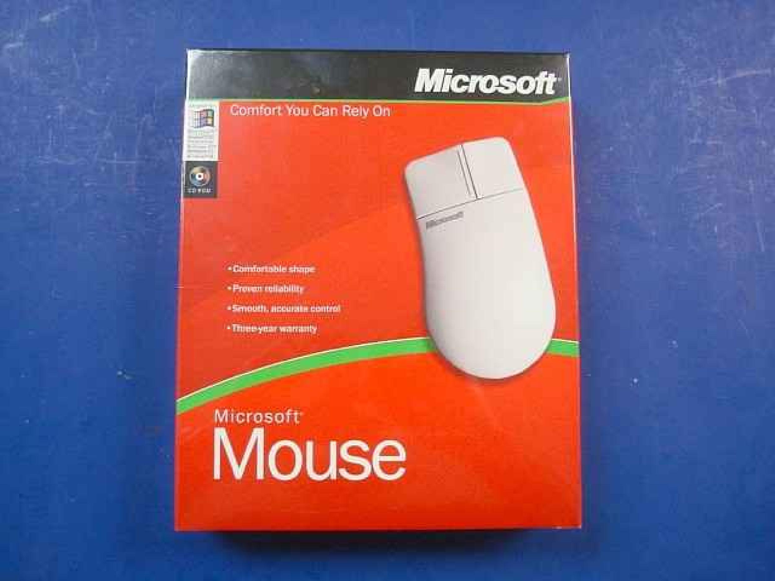 NCR X05-51690 MICROSOFT MOUSE 2.0 SERIAL AND PS/2 RETAIL BOXED