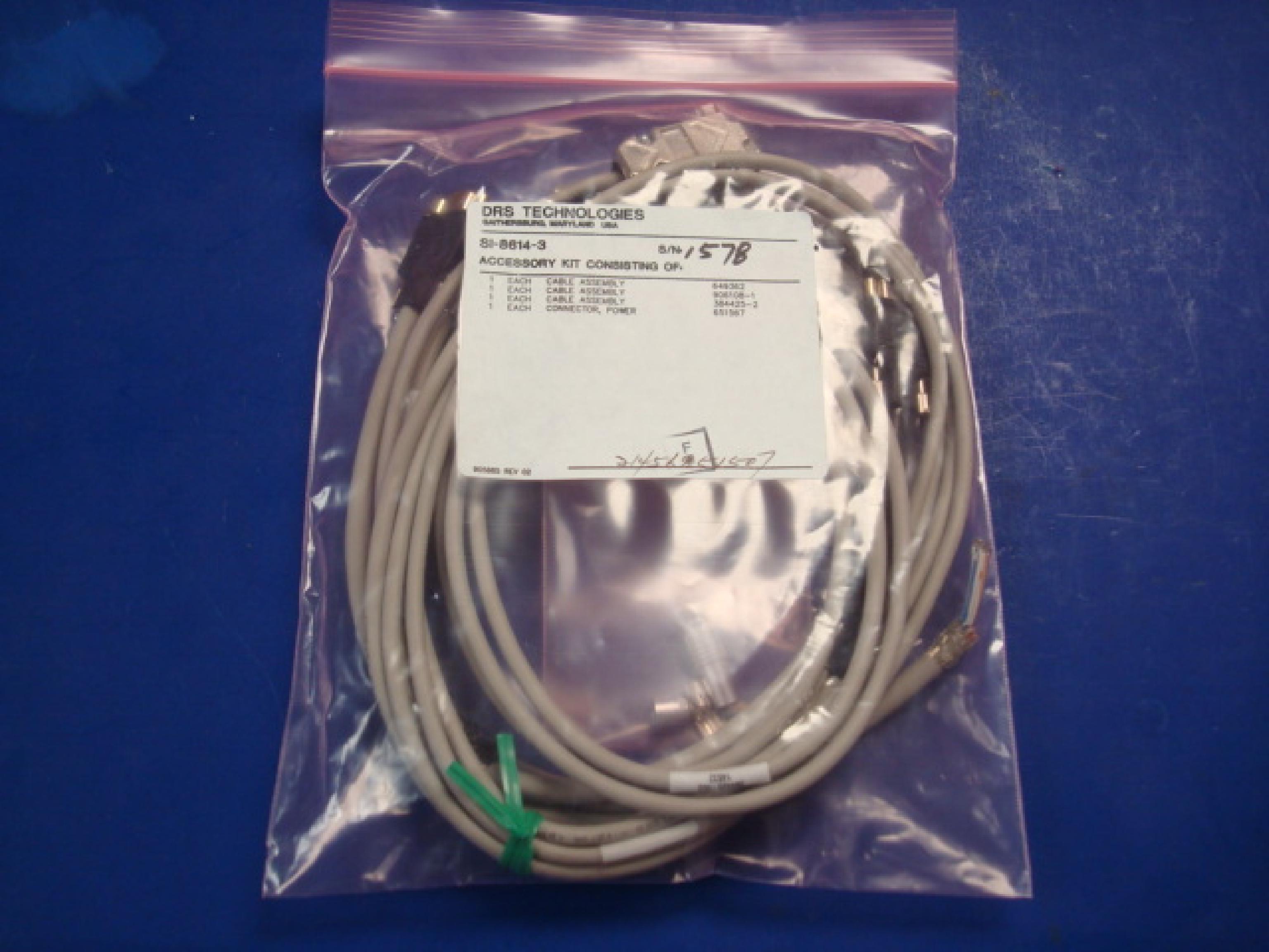 DRS TECHNOLOGIES 649362 CABLE KIT WITH 649362 906108-1 384425-2 651567 SI-8614-3