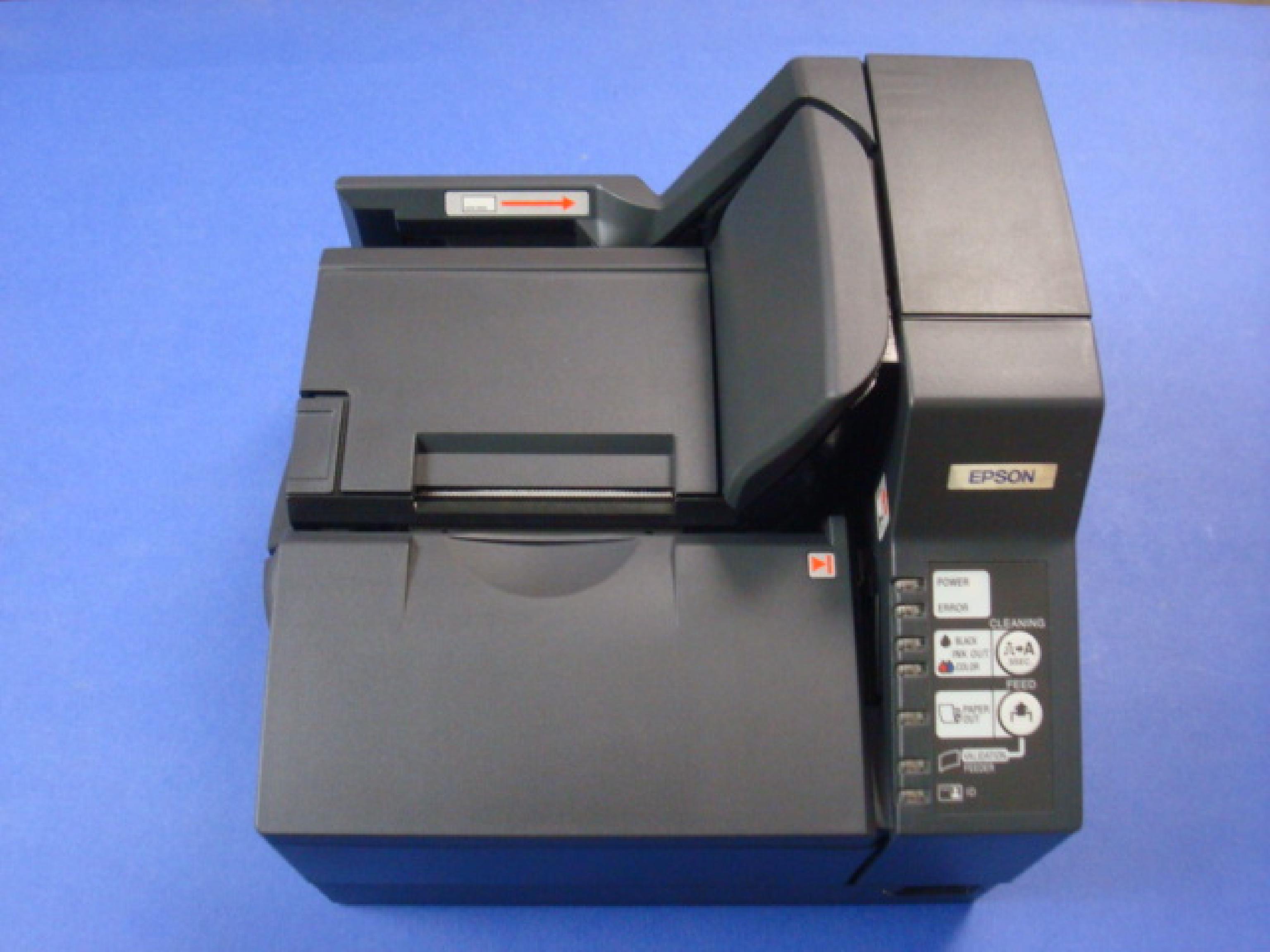 EPSON TM-J9100 OPEN BOX, CHECK SCANNER WITH 2 COLOR PRINTER