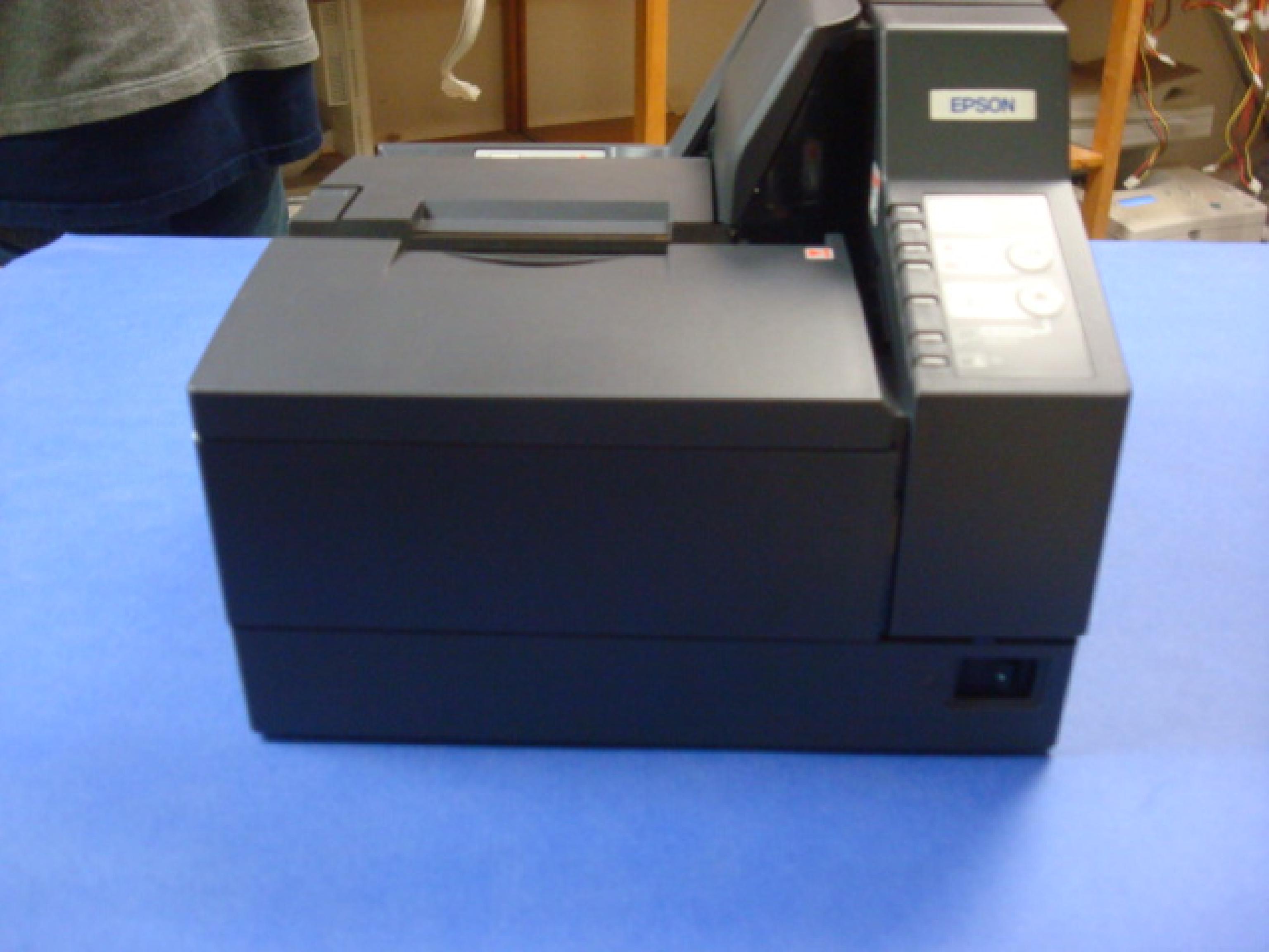 EPSON TM-J9100 OPEN BOX, CHECK SCANNER WITH 2 COLOR PRINTER