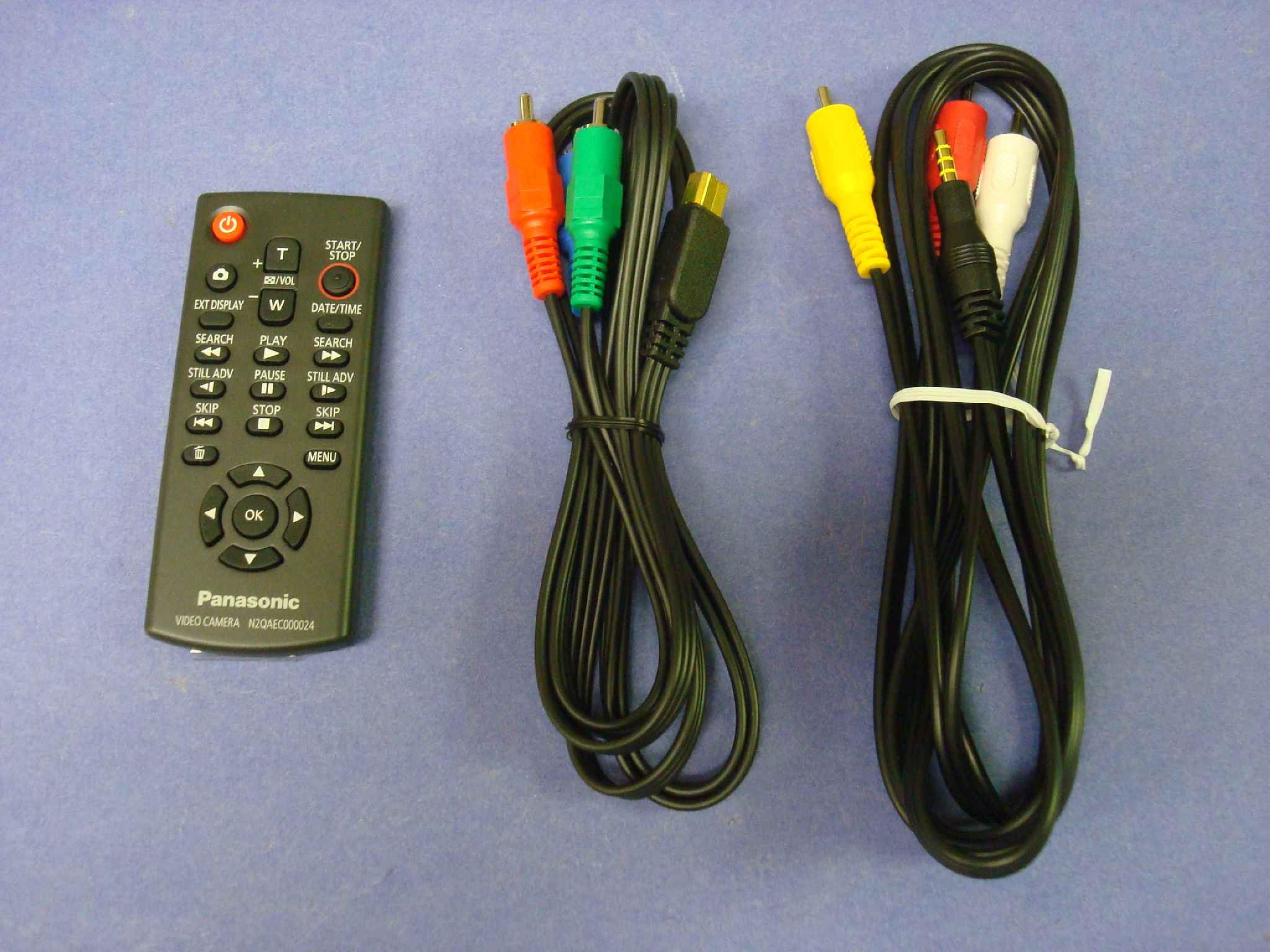 PANASONIC K2GJYDC00004 DC CABLE CONNECTS AC ADAPTER TO CAMCORDER POWER