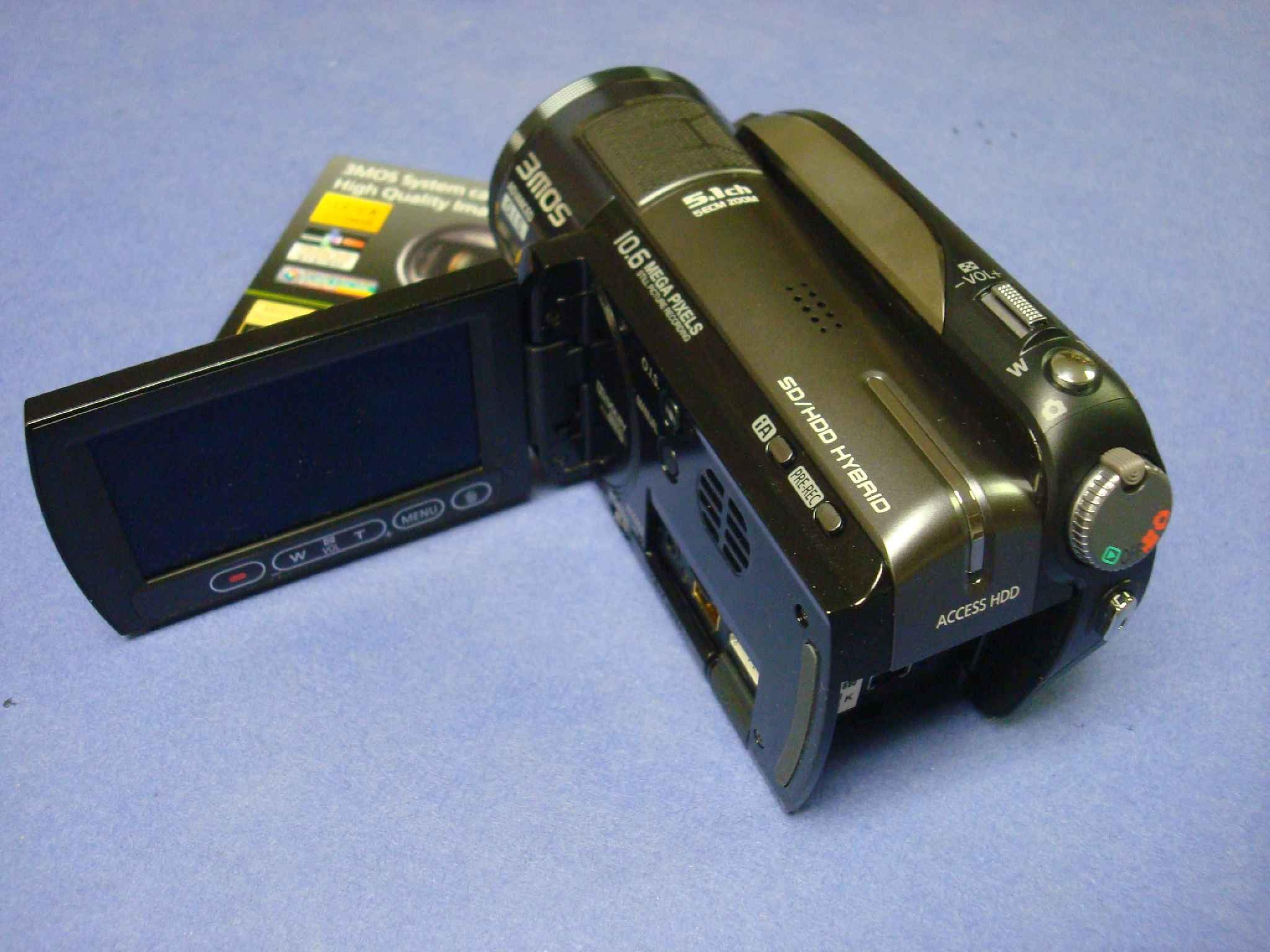 PANASONIC HDC-HS250K OPEN BOX 120GB CAMCORDER FULL HD 11MP STILLS LEICA LENS 12X OPTICAL ZOON