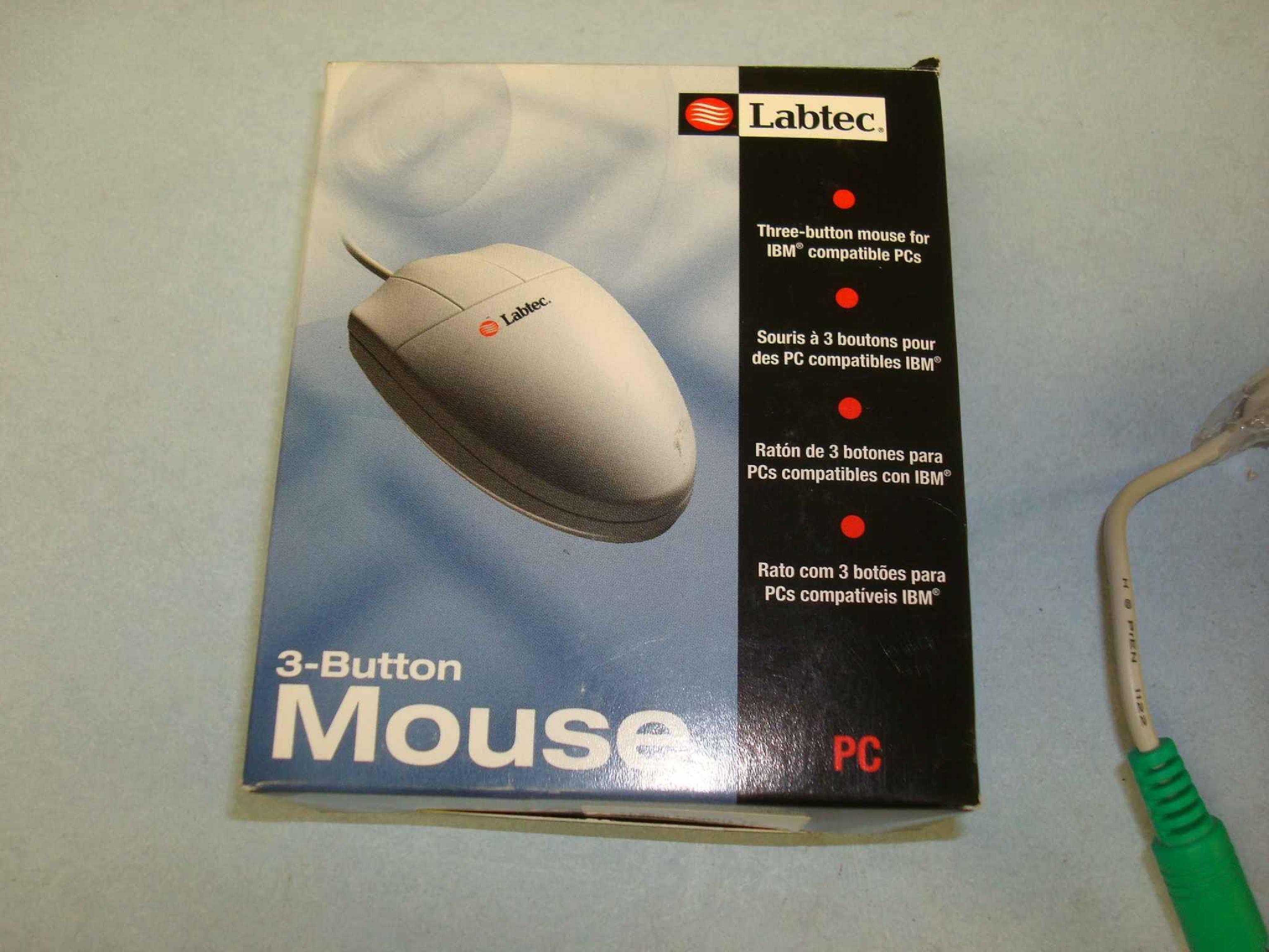 LABTEC M-CAC64 MOUSE, MICROSOFT COMPATIBLE, SERIAL AND PS2