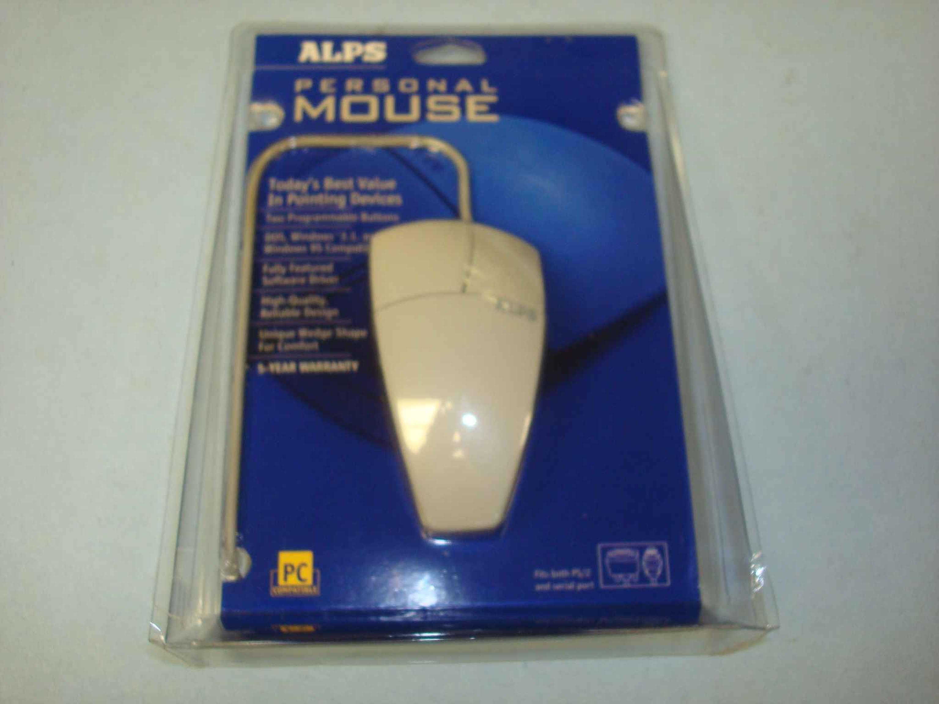 ALPS 103035-00 MOUSE, MICROSOFT COMPATIBLE, SERIAL AND PS2