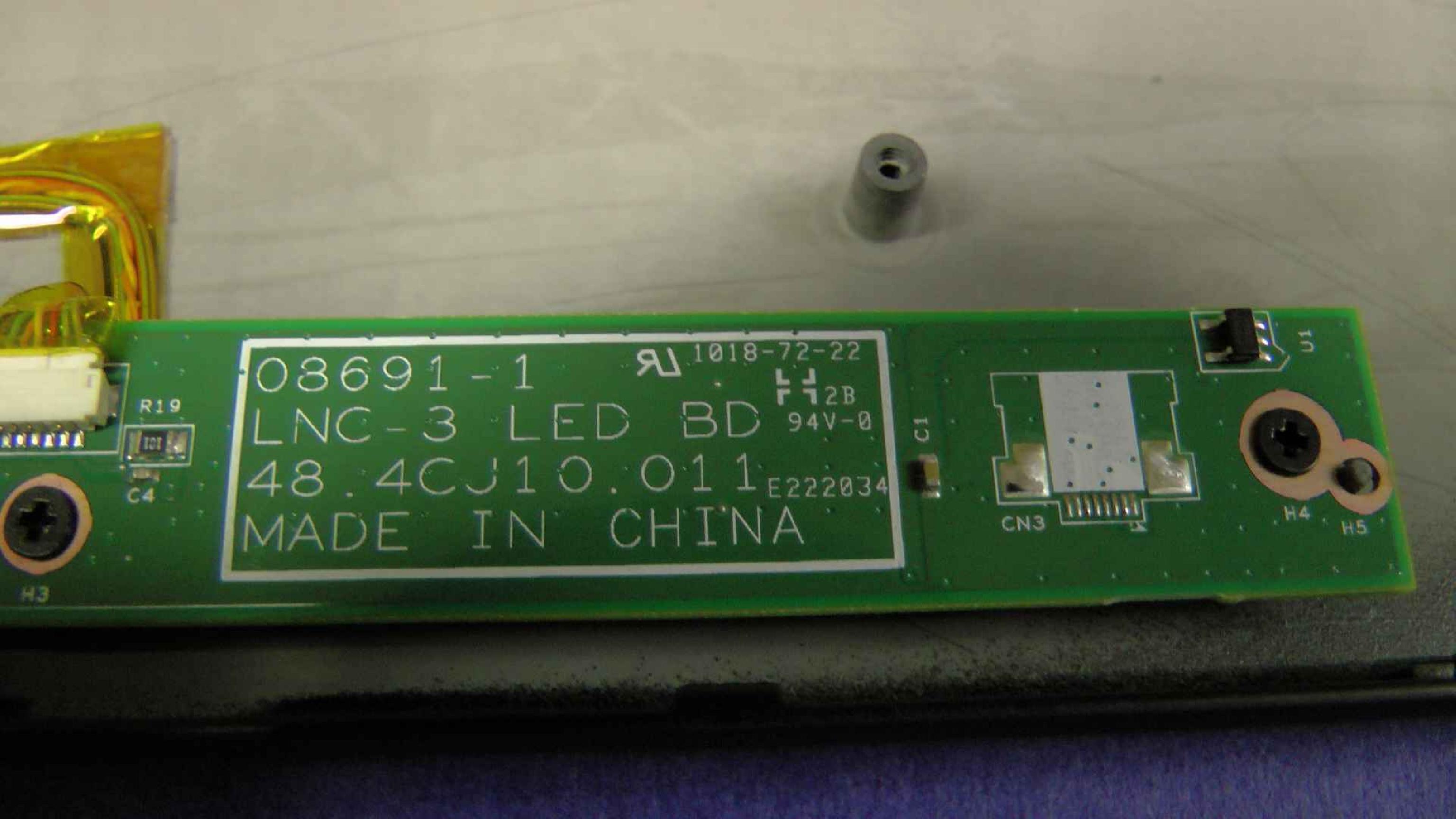 LENOVO / IBM 48.4CJ10.011 LED CONTROL BOARD FOR THINKPAD LED LCD