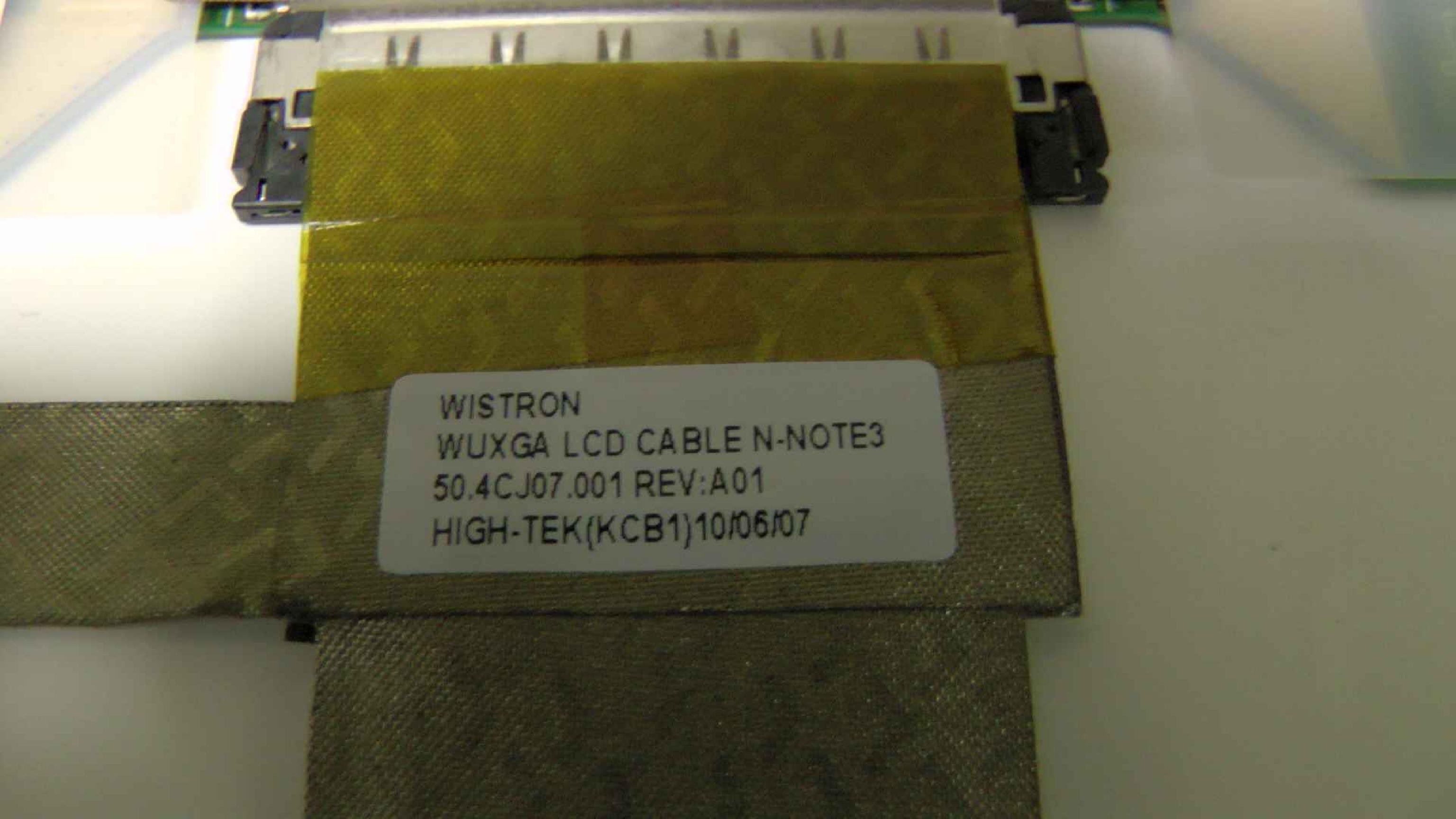 LENOVO / IBM 50.4CJ07.001 WUXGA LCD CABLE N-NOTE3