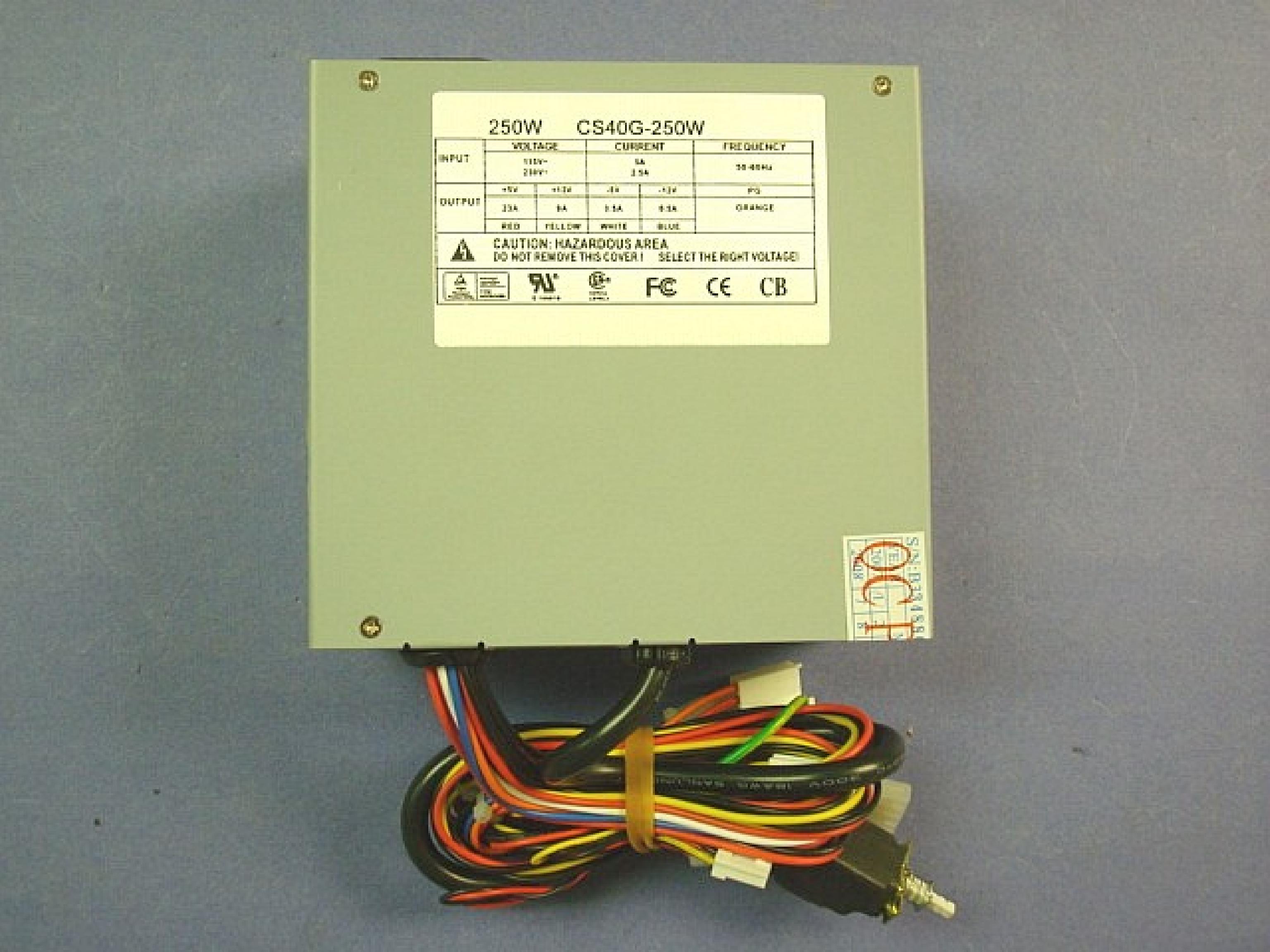 CFI CS40G-250W AT POWER SUPPLY