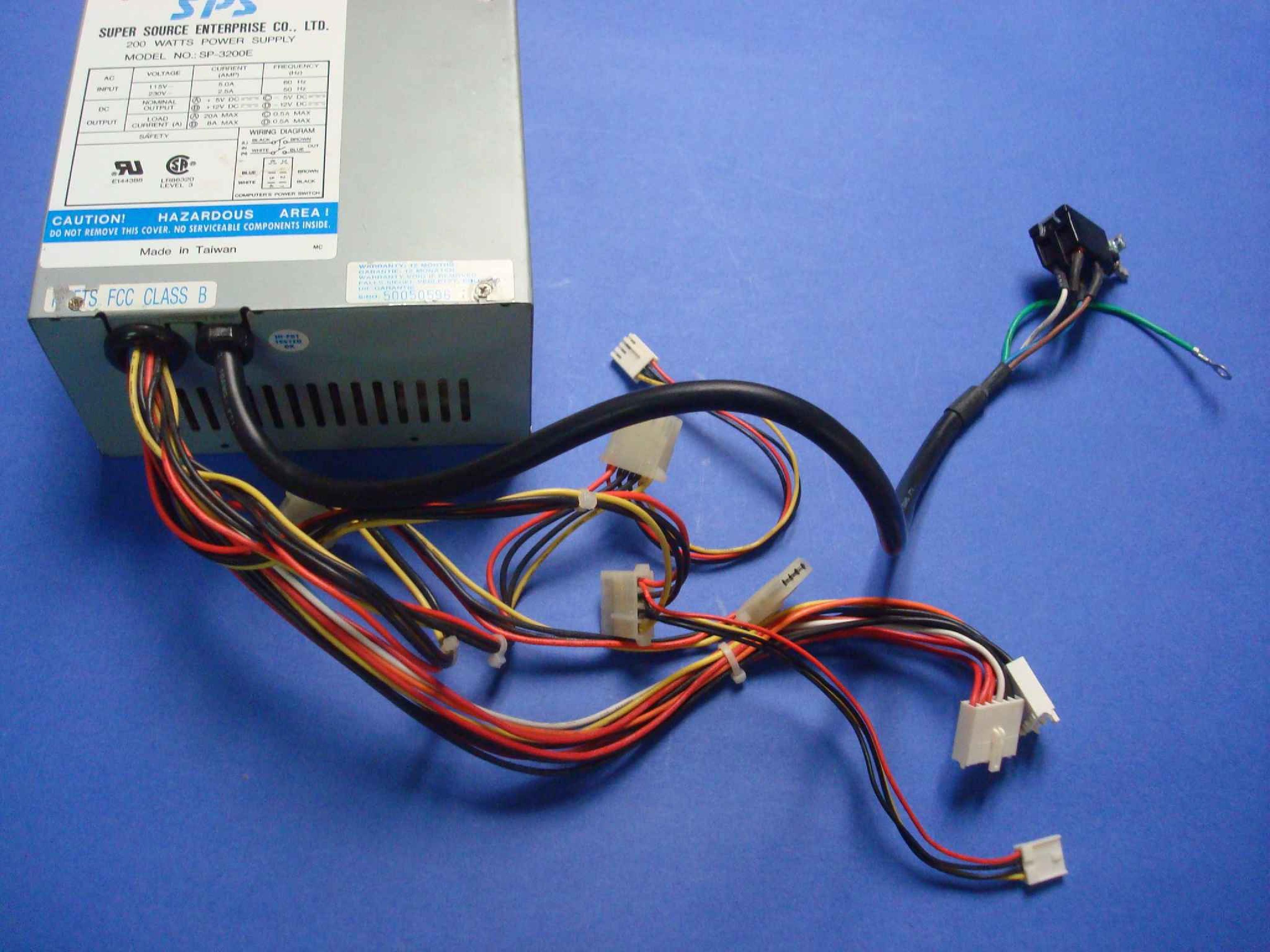 SPS SP2-3200E CLONE 200 WATT AT POWER SUPPLY