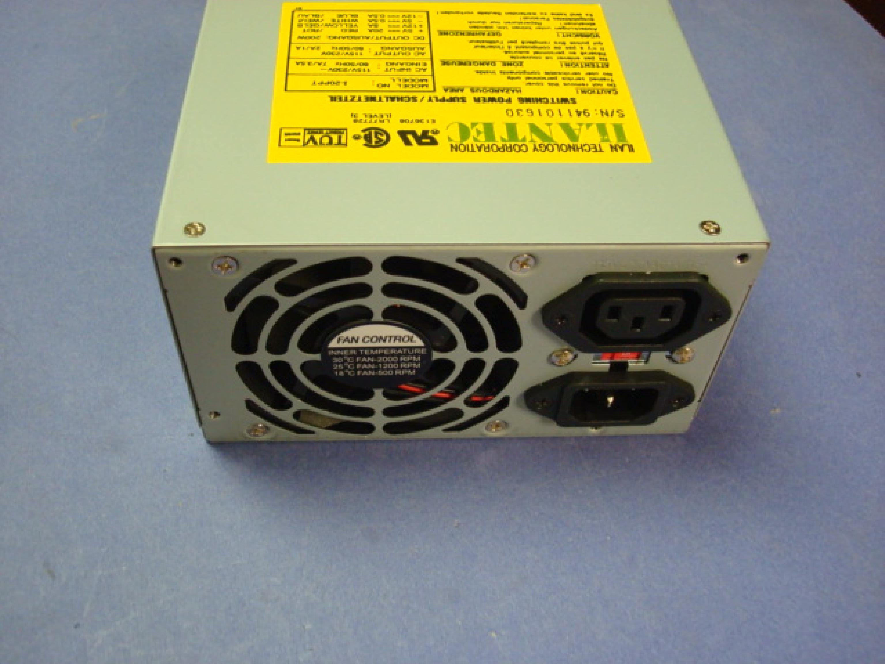 ILANTEC I-20PPT CLONE POWER SUPPLY 200 WATT AT POWER SUPPLY