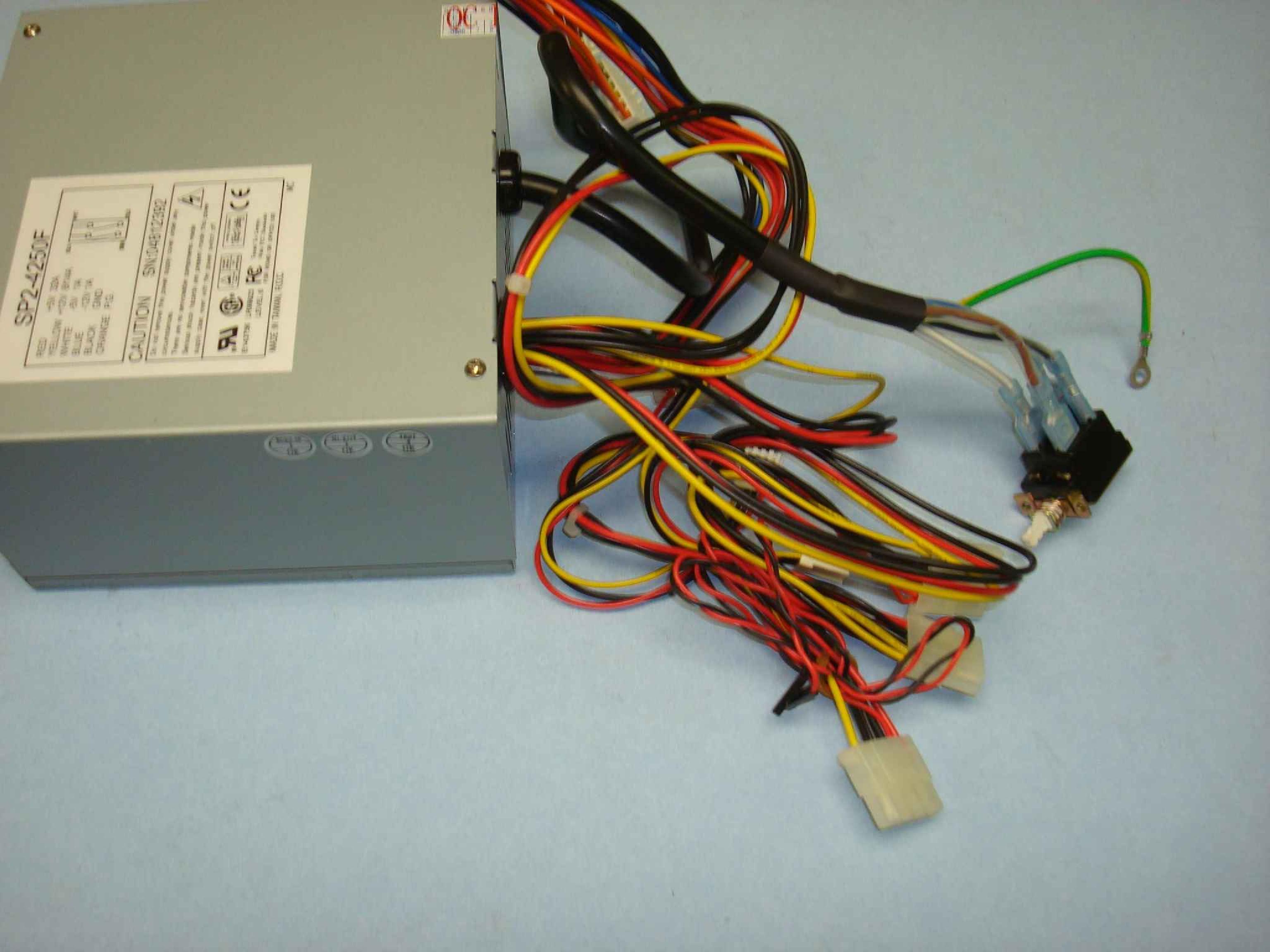 EMACS / ZIPPY / US POWER / CALIFORNIA PC PRODUCTS SP2-4250F CLONE POWER SUPPLY 250W AT POWER SUPPLY