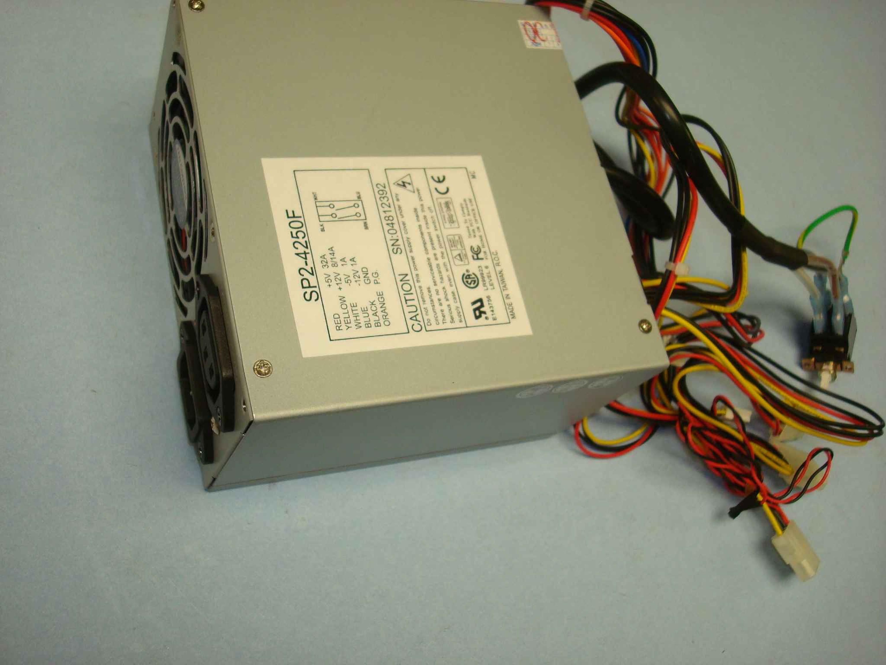 EMACS / ZIPPY / US POWER / CALIFORNIA PC PRODUCTS SP2-4250F CLONE POWER SUPPLY 250W AT POWER SUPPLY