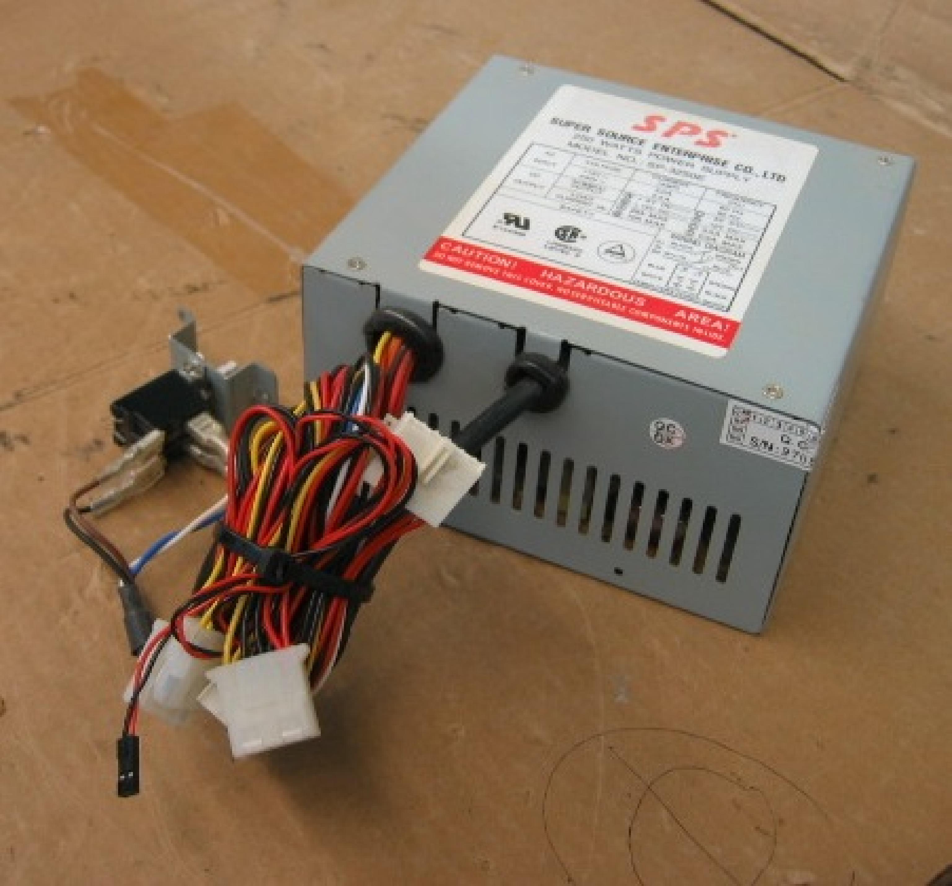 SUPER SOURCE ENTERPRISE CO SP-3250E CLONE 250 WATT AT POWER SUPPLY