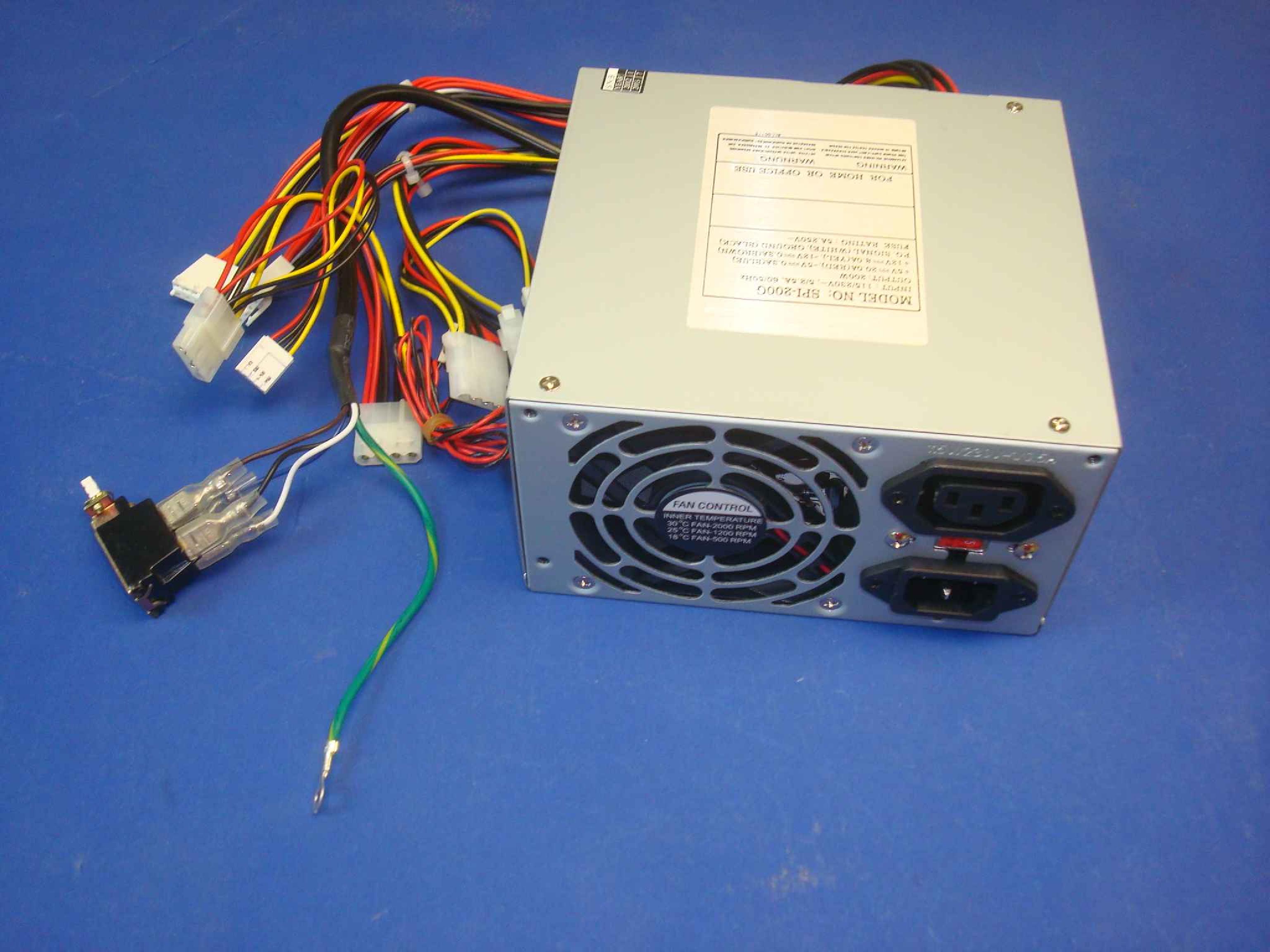 FSP GROUP / SPARKLE POWER INTL LTD / POWER MAN / YATE LOON SPI-200G CLONE POWER SUPPLY 200W AT POWER SUPPLY