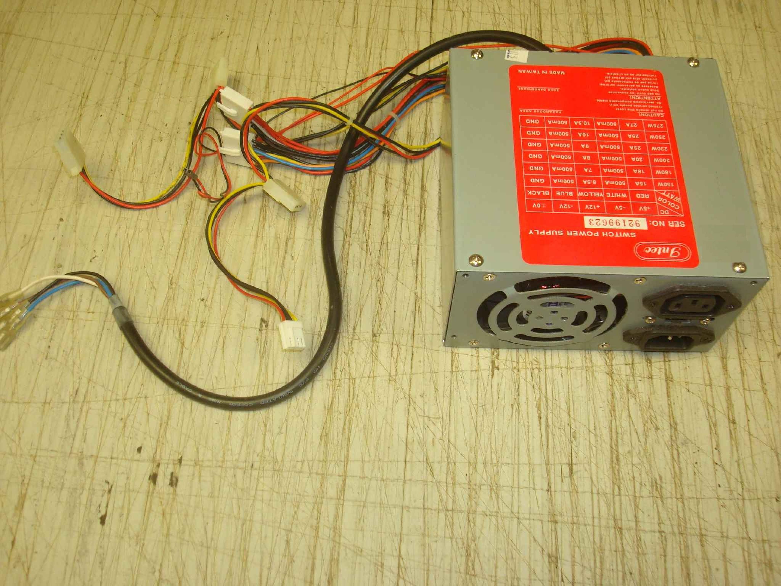 INTEC 150W CLONE AT POWER SUPPLY WITH P8 P9 AND REMOTE CABLE WITH QUICK DISCONNECTS