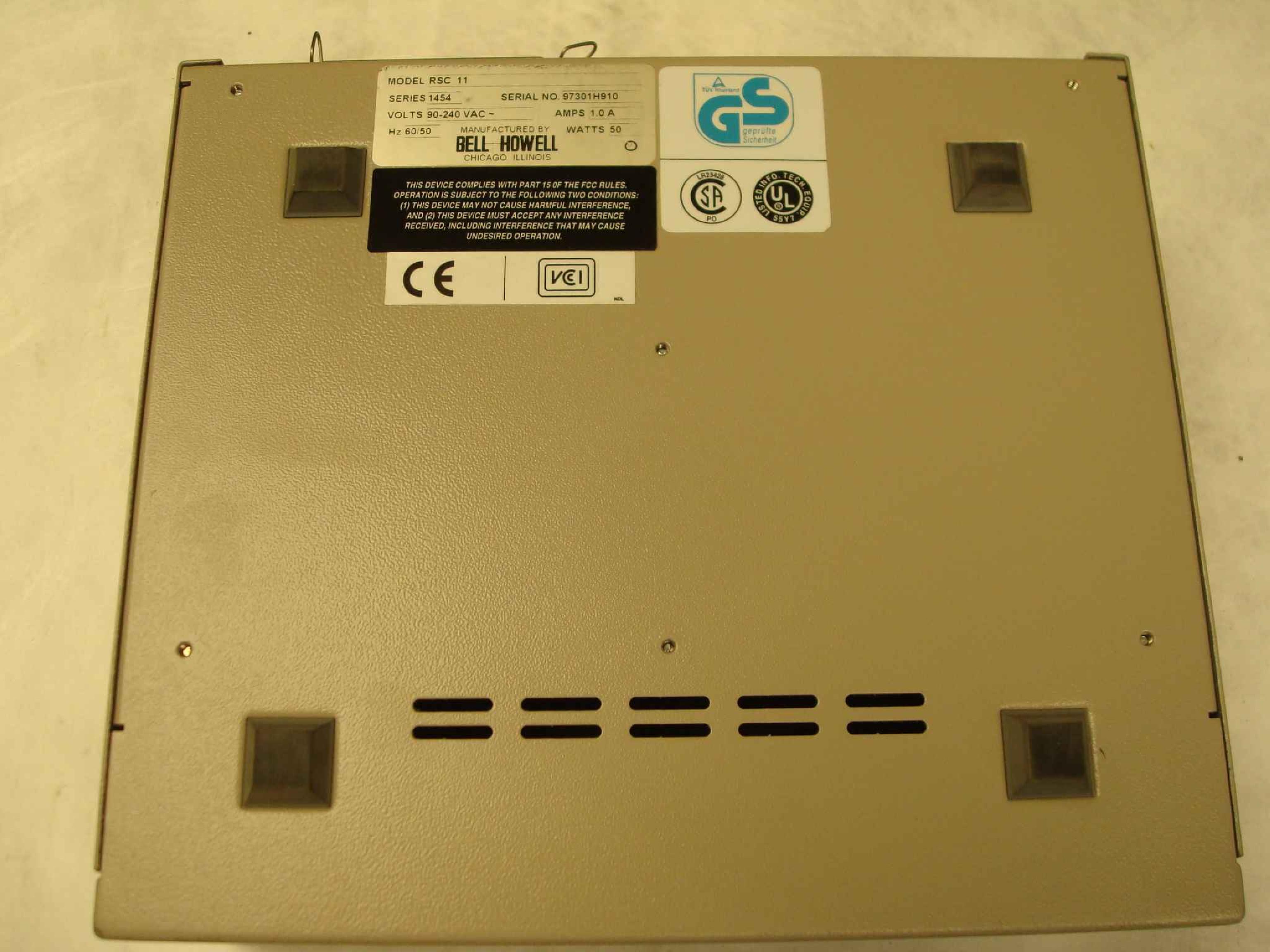 BELL HOWELL RSC 11 Simplex Scanner Remote SCSI Controller