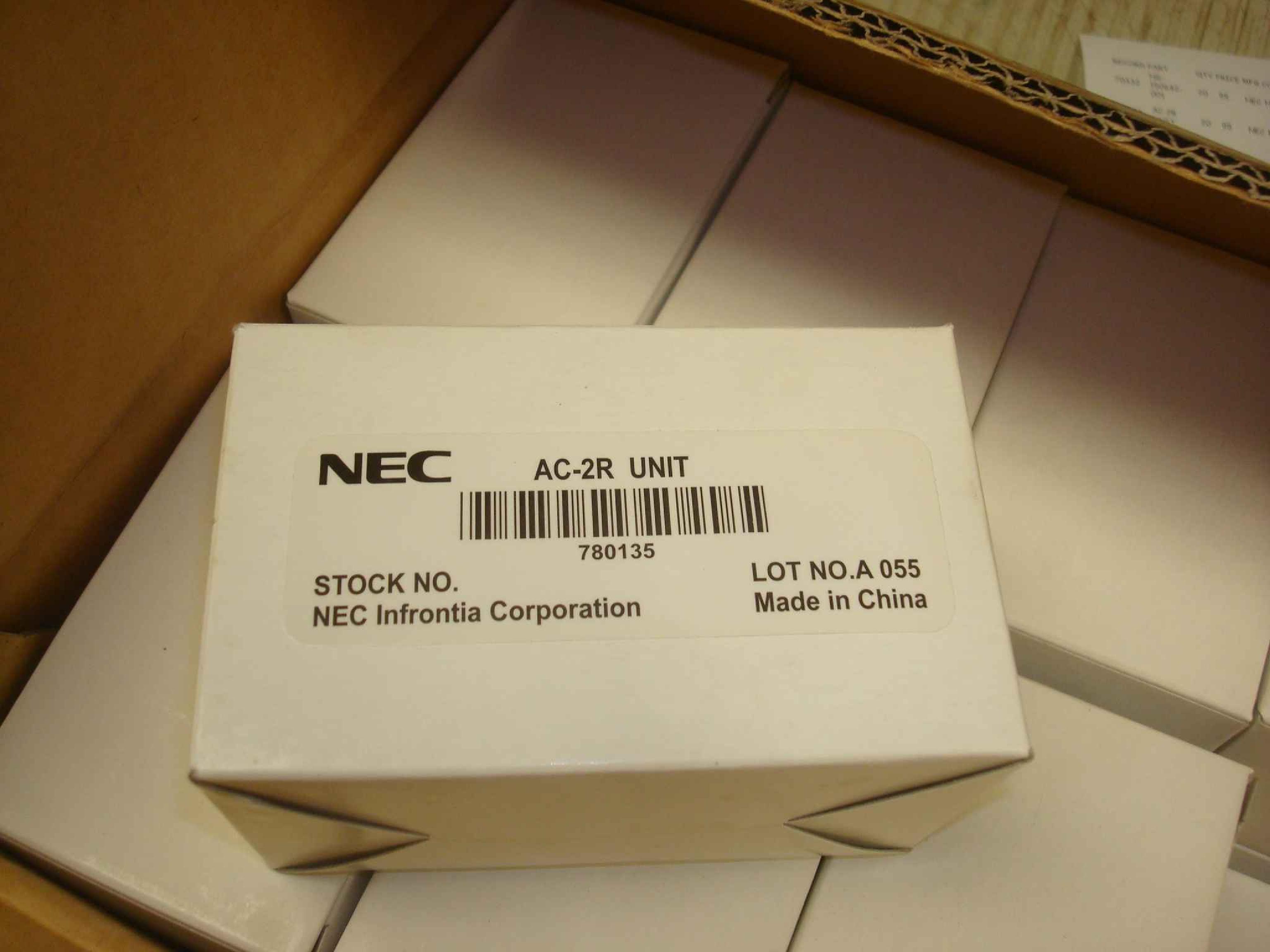 NEC NG-150642-001 AC ADAPTER 24VDC 600MA WITH BARREL CONNECTOR, OD:5.5 ID:2.0MM, NEGATIVE TIP