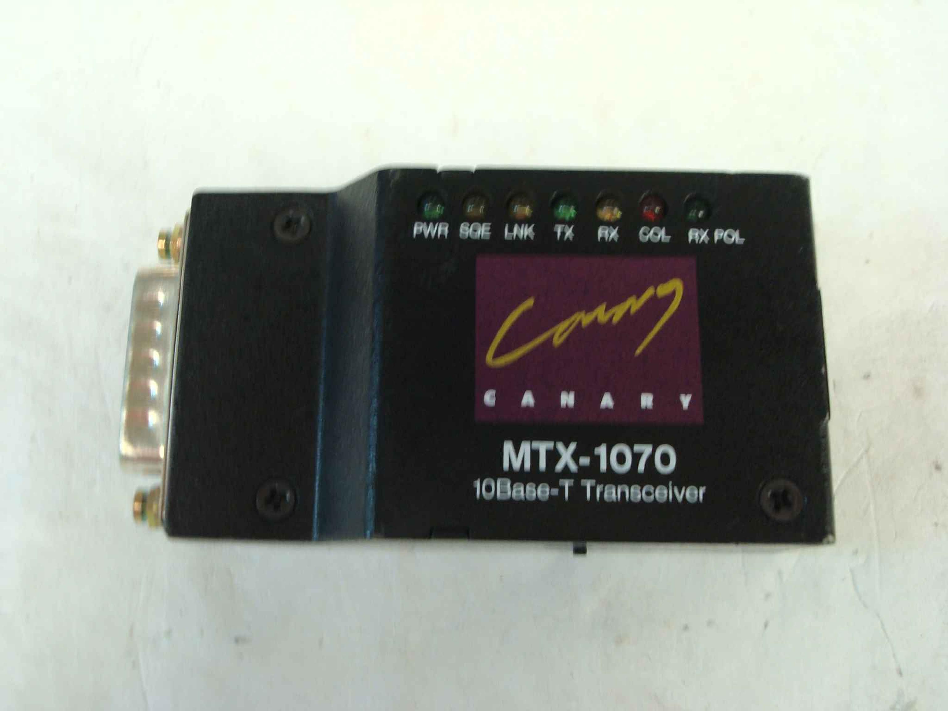 CANARY MTX-1070 CLONE MTX-1070 10BASE-T TRANSCEIVER A113