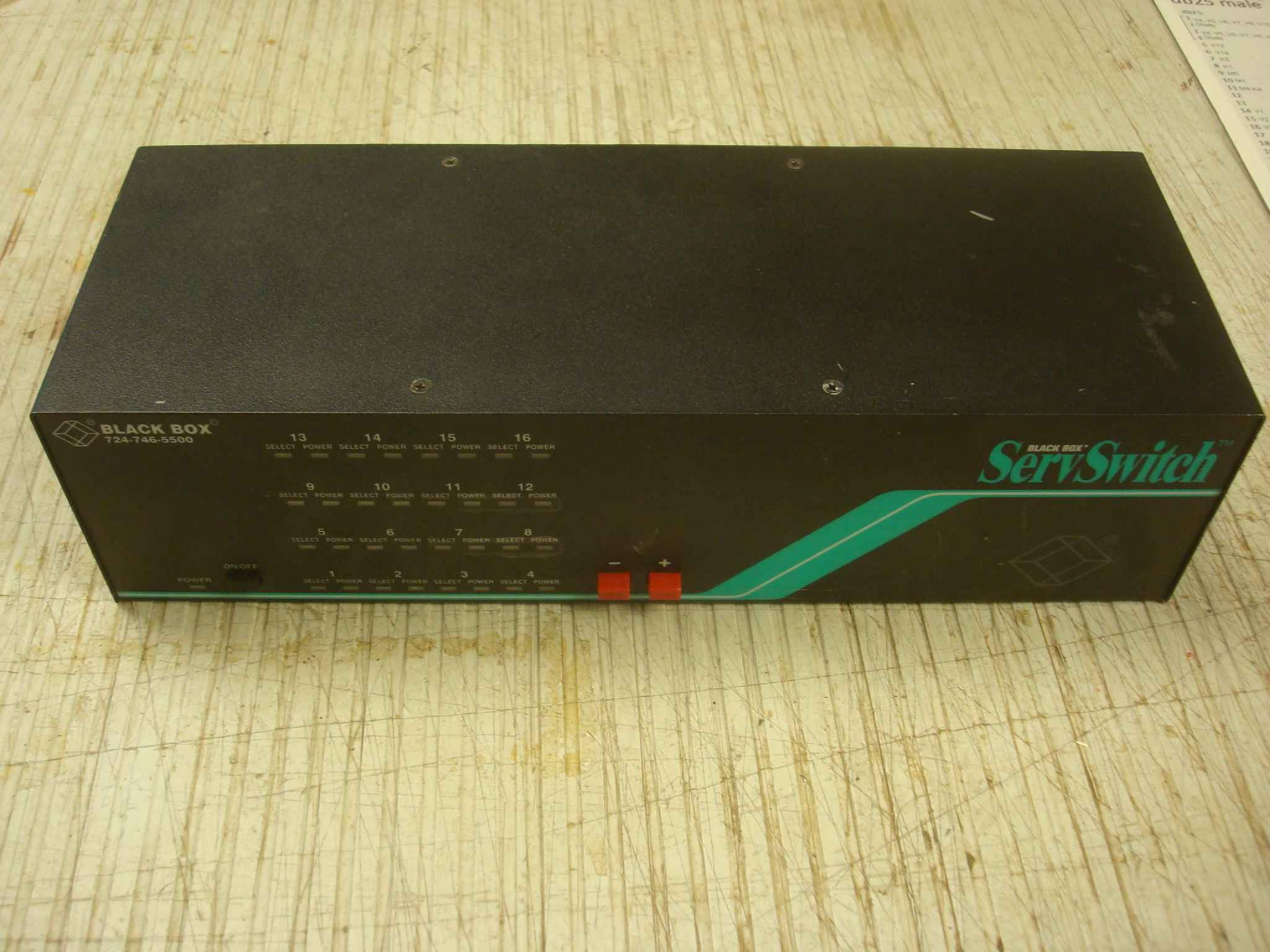 BLACK BOX SW724A-R3 SERV SWITCH 12 PORT