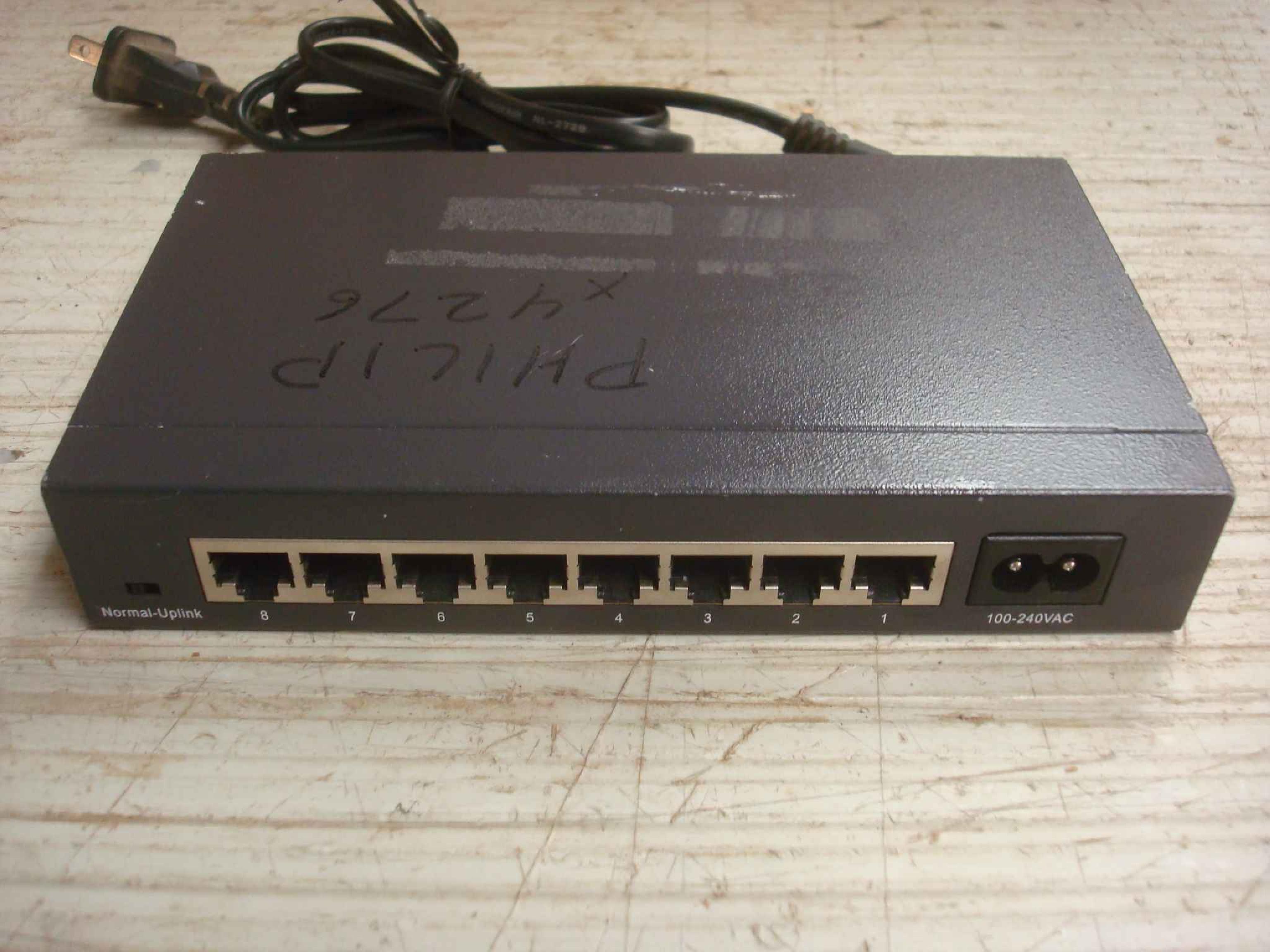 ADDTRON ADS-1008I ETHERNET SWITCH 100BT