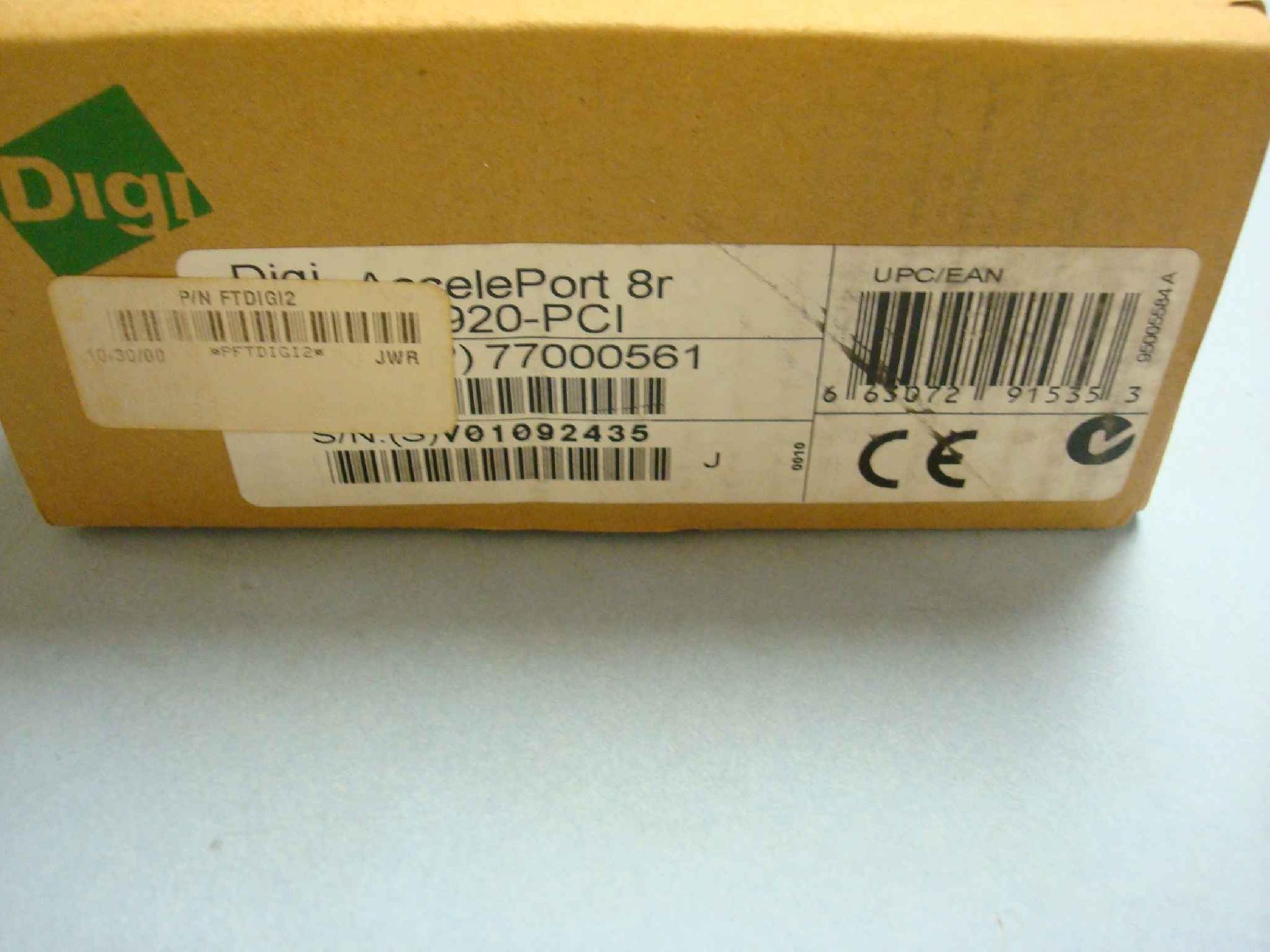 DIGI INTERNATIONAL 77000561 ACCELEPORT 8R 920-PCI