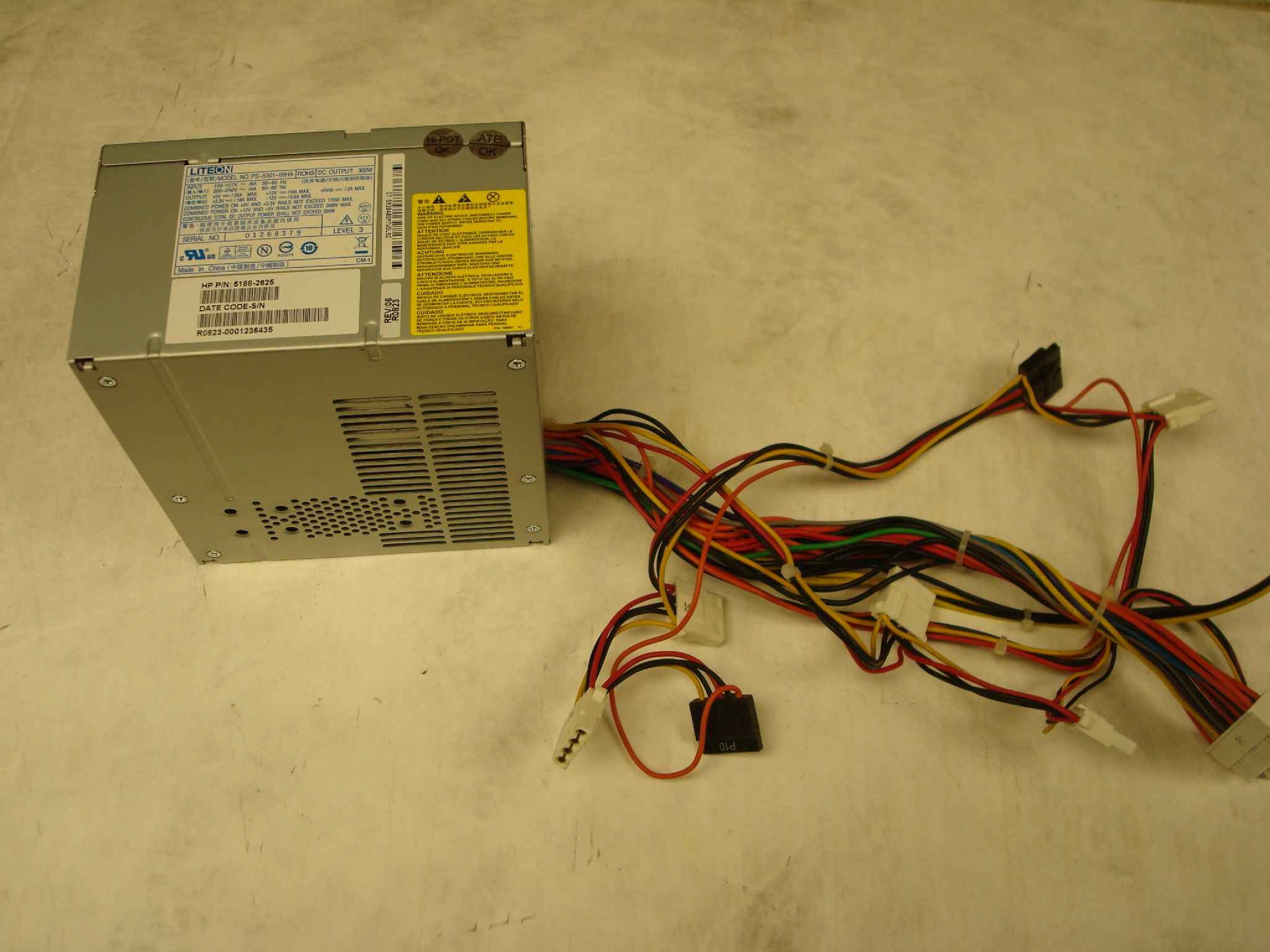 LITEON PS-5301-08HA CLONE ATX POWER SUPPLY 300W