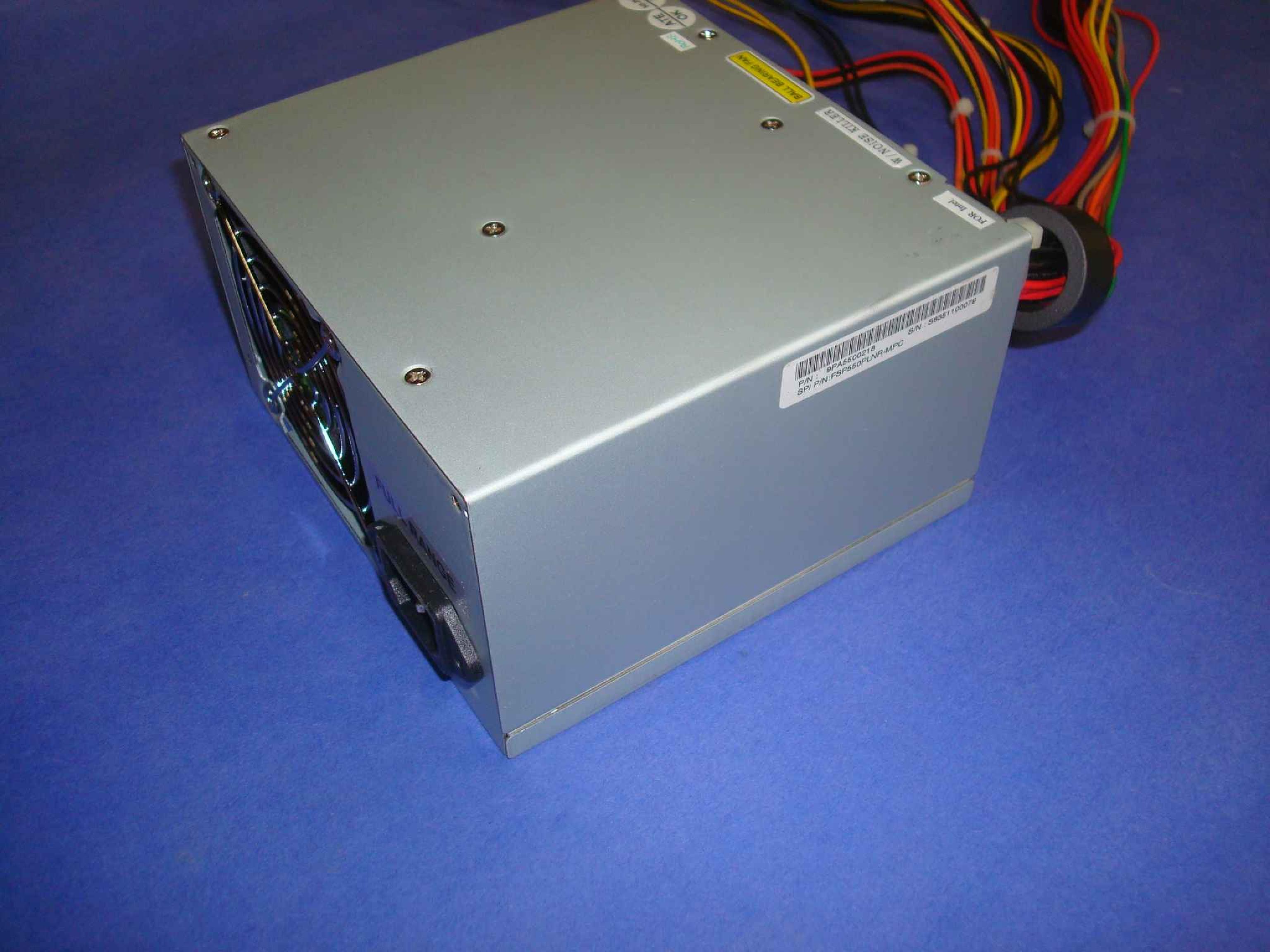 FSP GROUP / SPARKLE POWER INTL LTD / POWER MAN / YATE LOON / AOPEN / ACER 9PA5500218 550WATT ATX POWER SUPPLY 24PINATX 4PINATX 6PINATX SATA MOLEX BERG