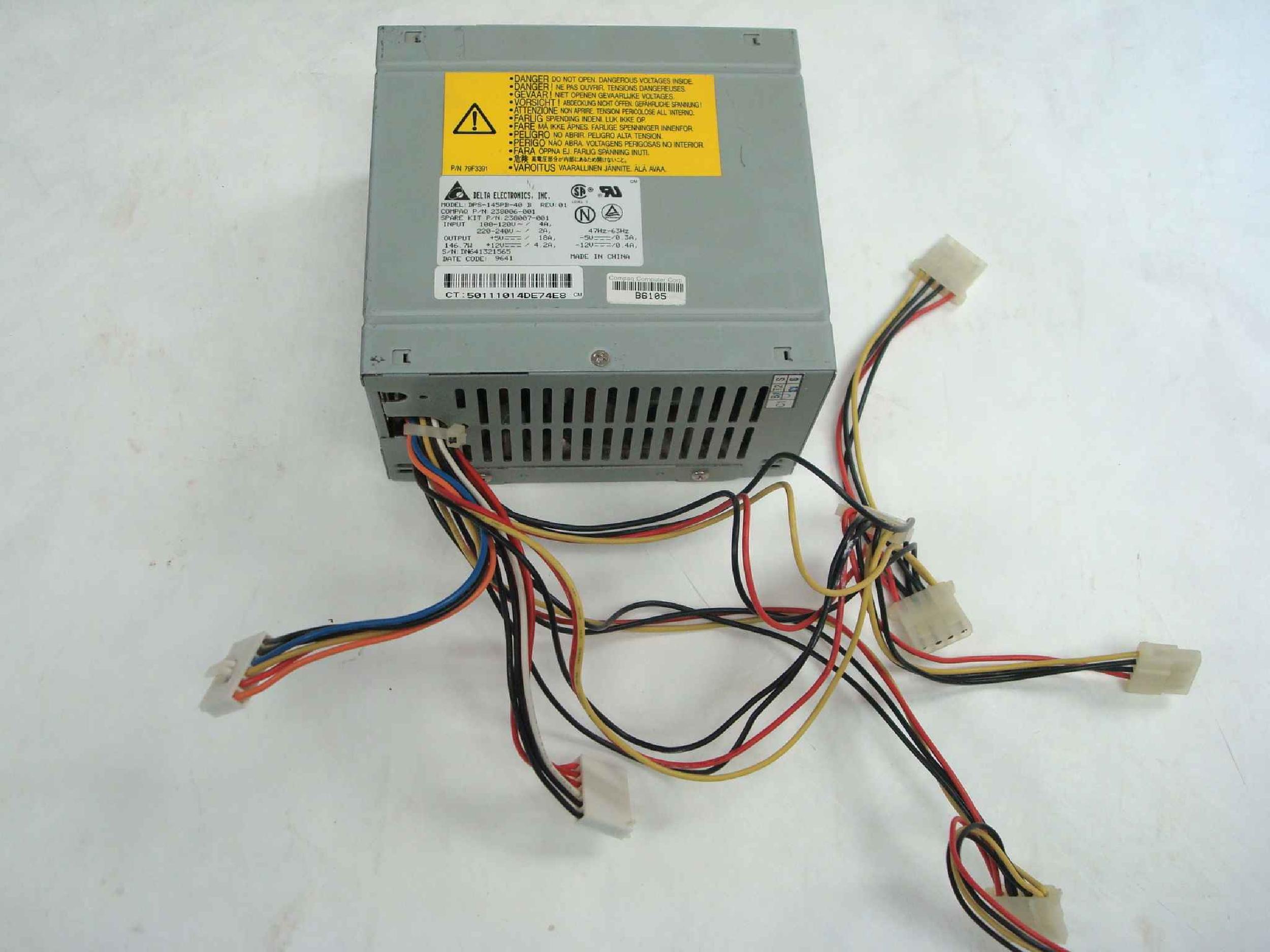 DELTA ELECTRONICS INC DPS-145PB-40 CLONE DELTA AT POWER SUPPLY DPS-145PB-40 146.7 WATT