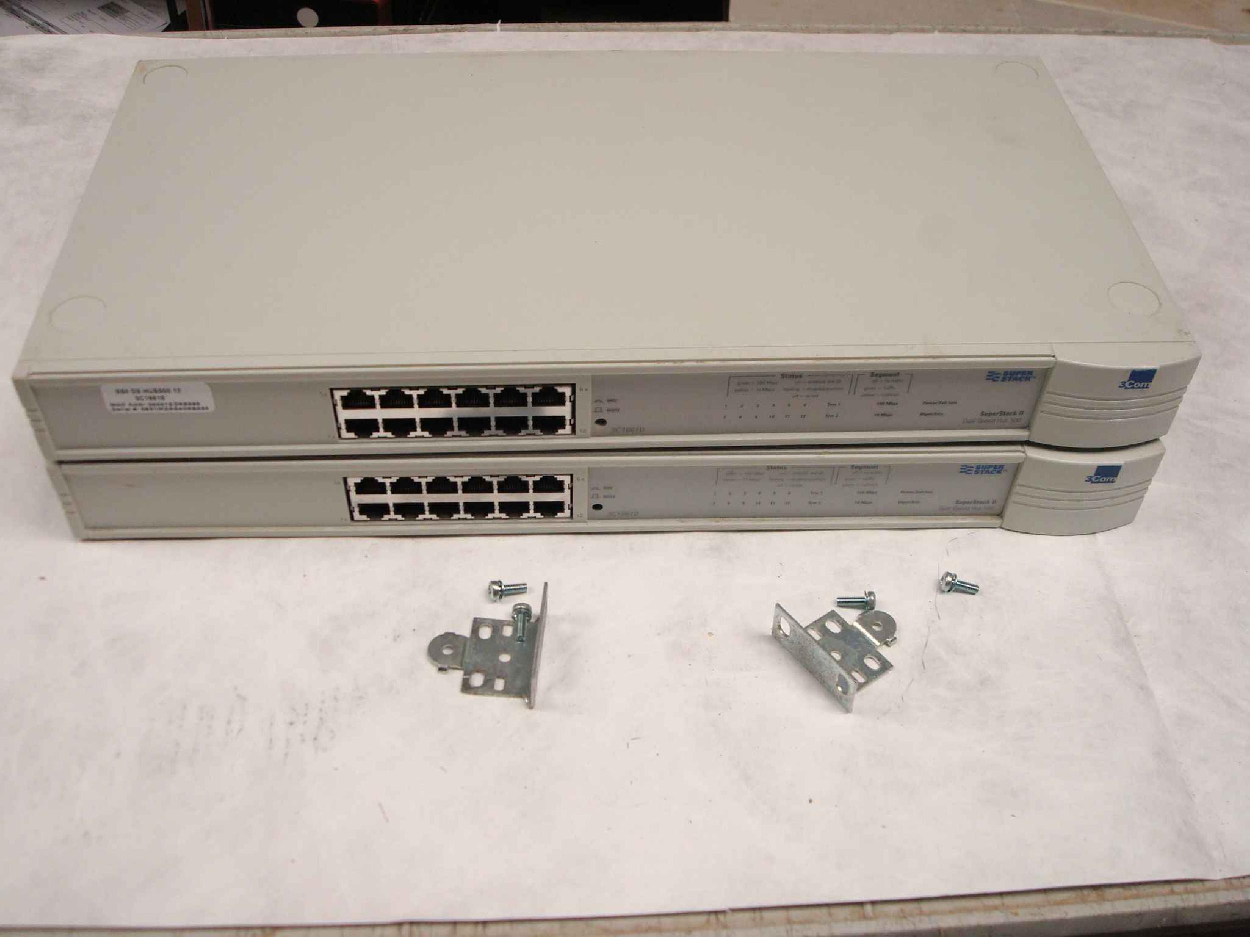 3COM / HP / HEWLETT PACKARD 1661-010-000-8.00 SUPERSTACK II DUAL SPEED HUB 500 12PORT 10/100 DISTRESSED BOX