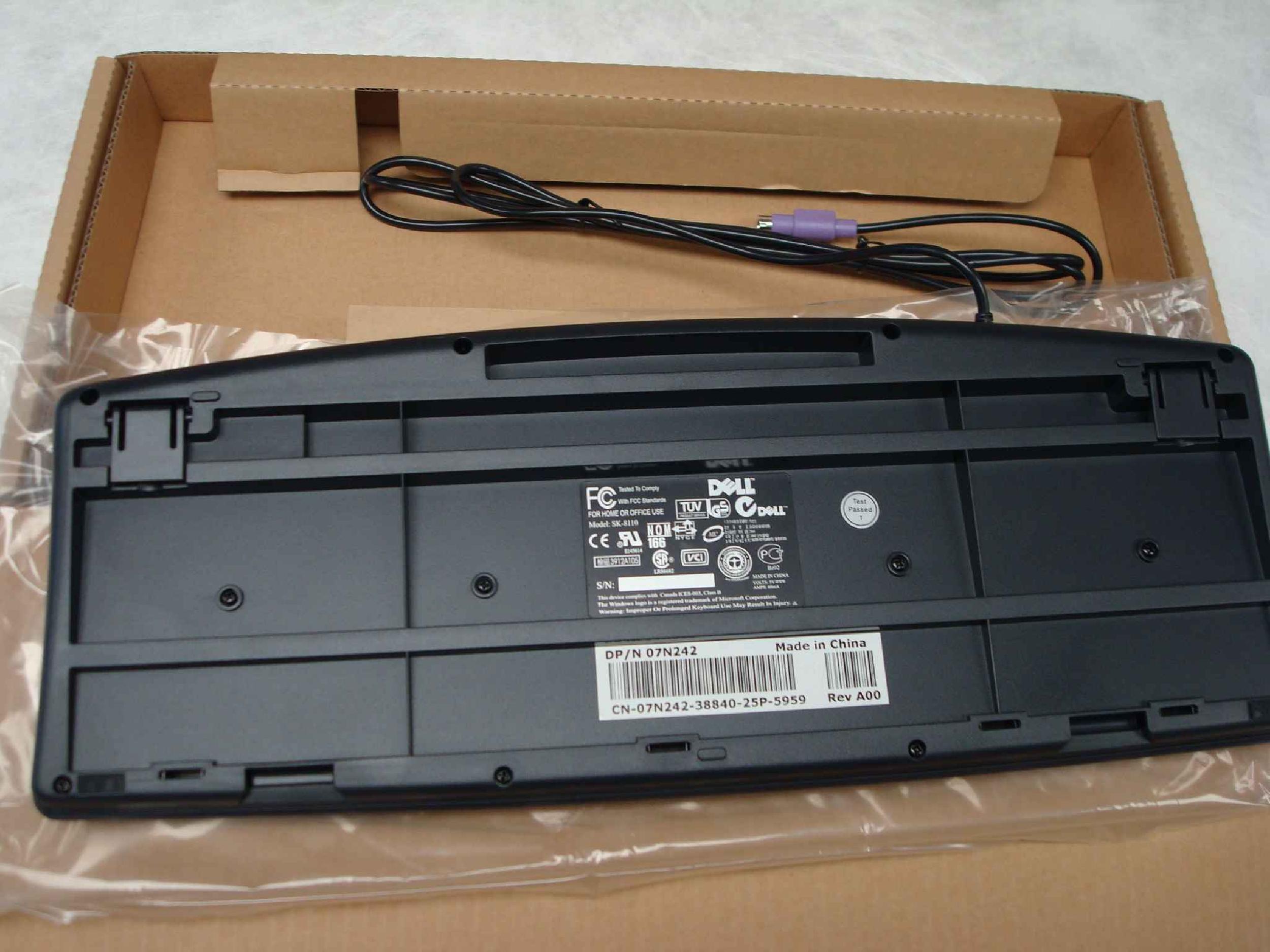 DELL 07N242 ENHANCED KEYBOARD BLACK